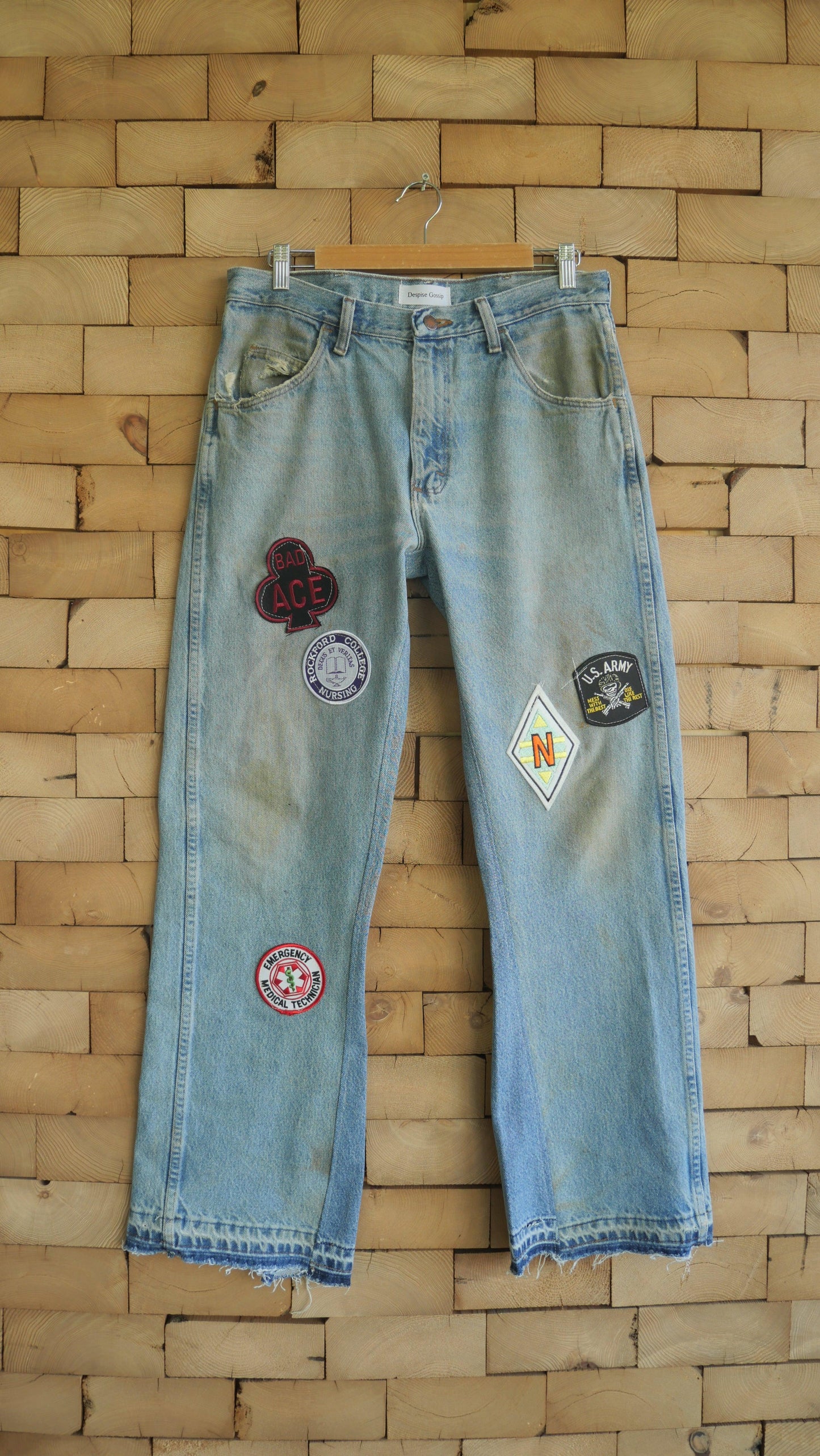 MTO Flared Patch Denim