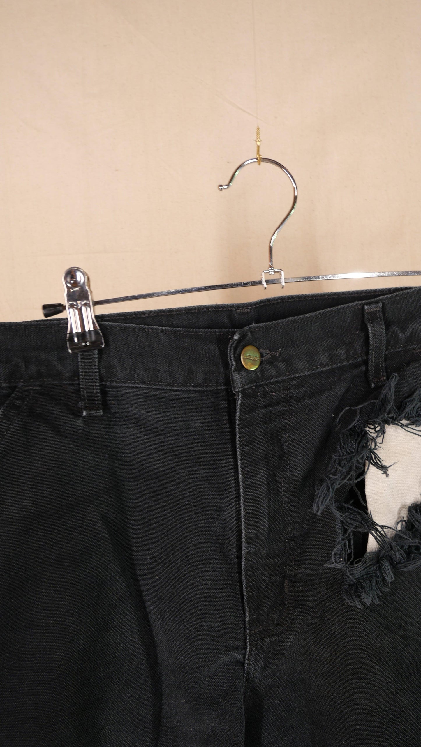 1990s Black Carhartt Pants | 34