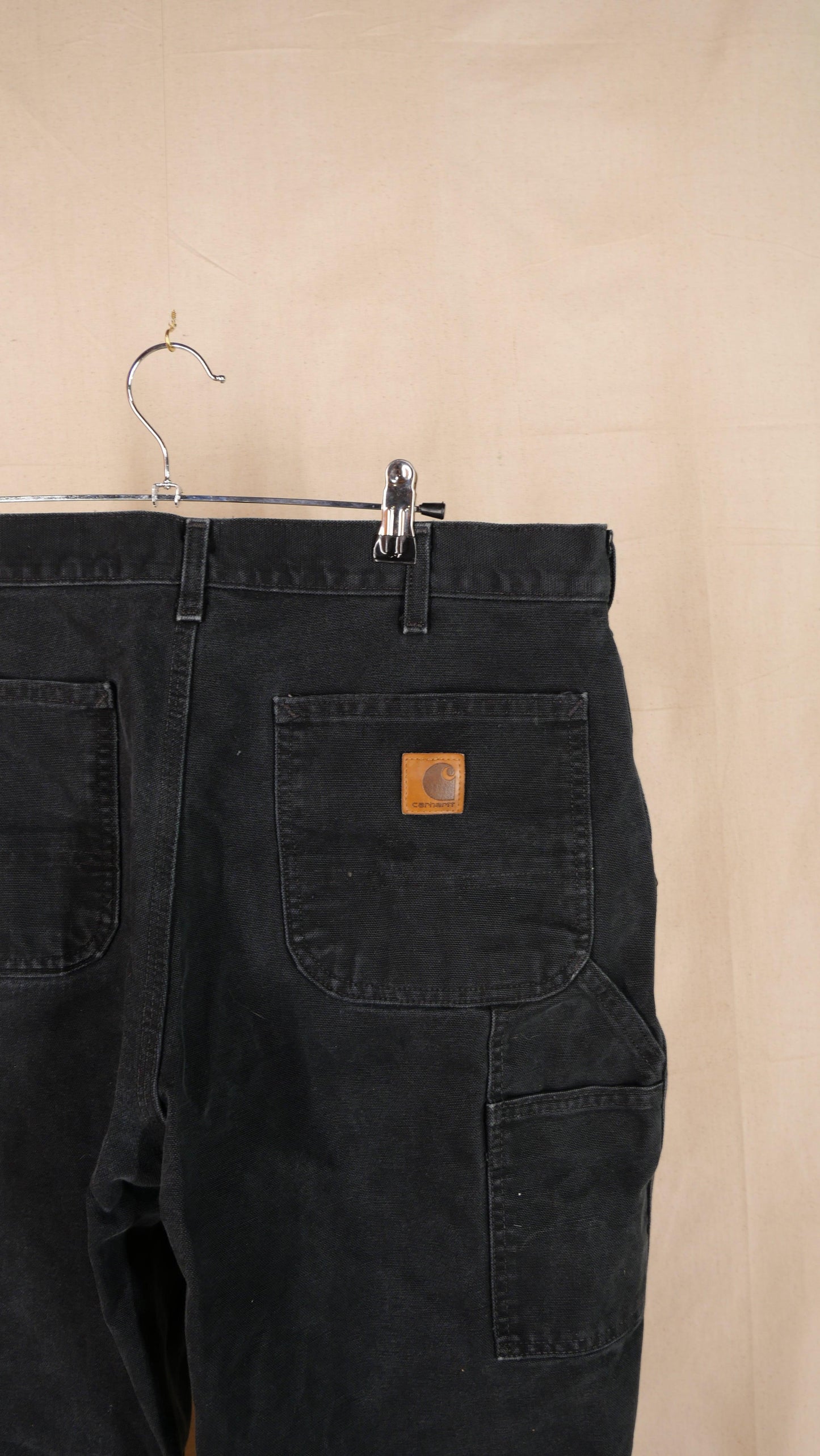 1990s Black Carhartt Pants | 34