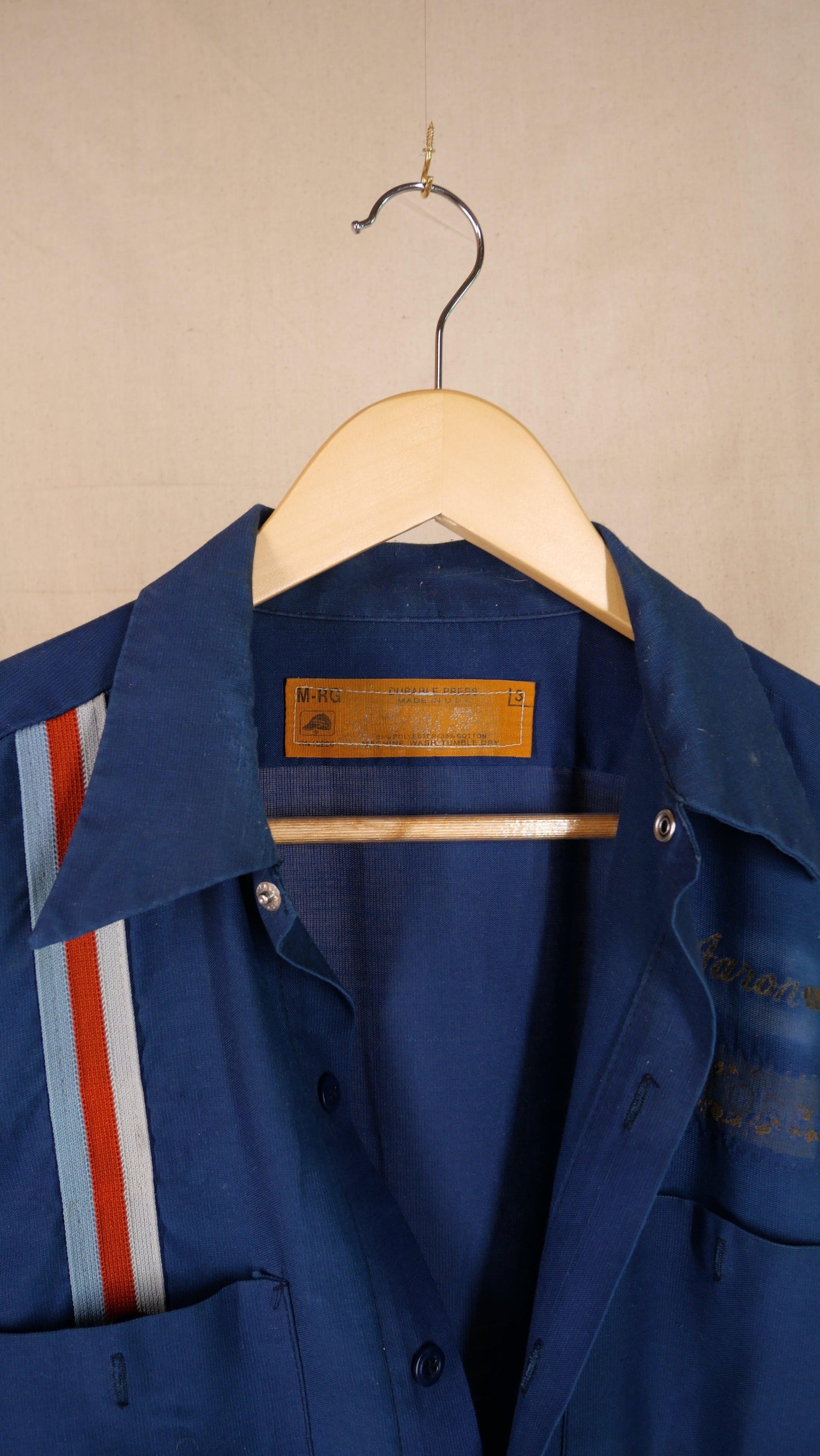 1970s Gas Station Shirt | L