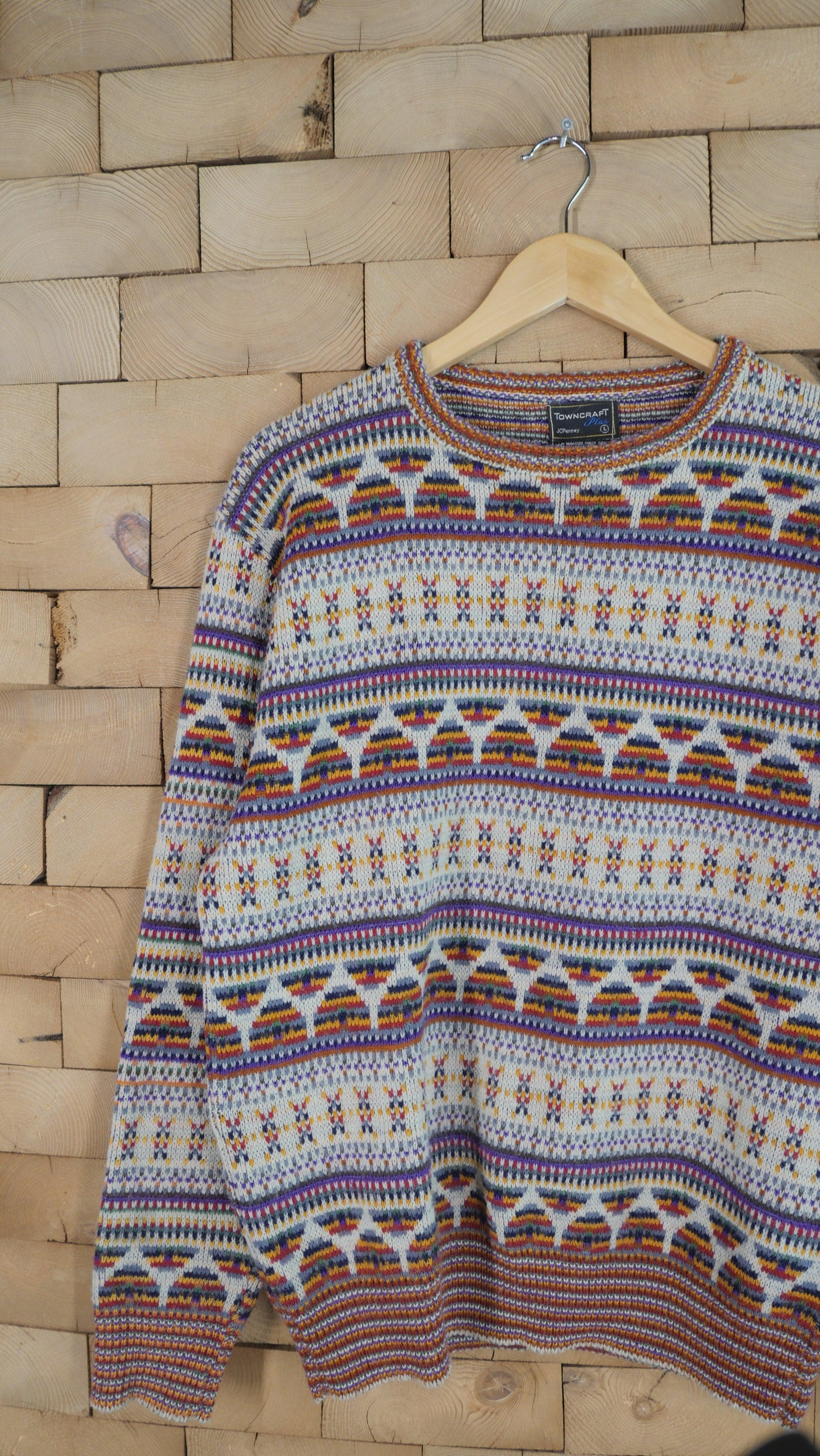 1970s Multi Color Knit | L