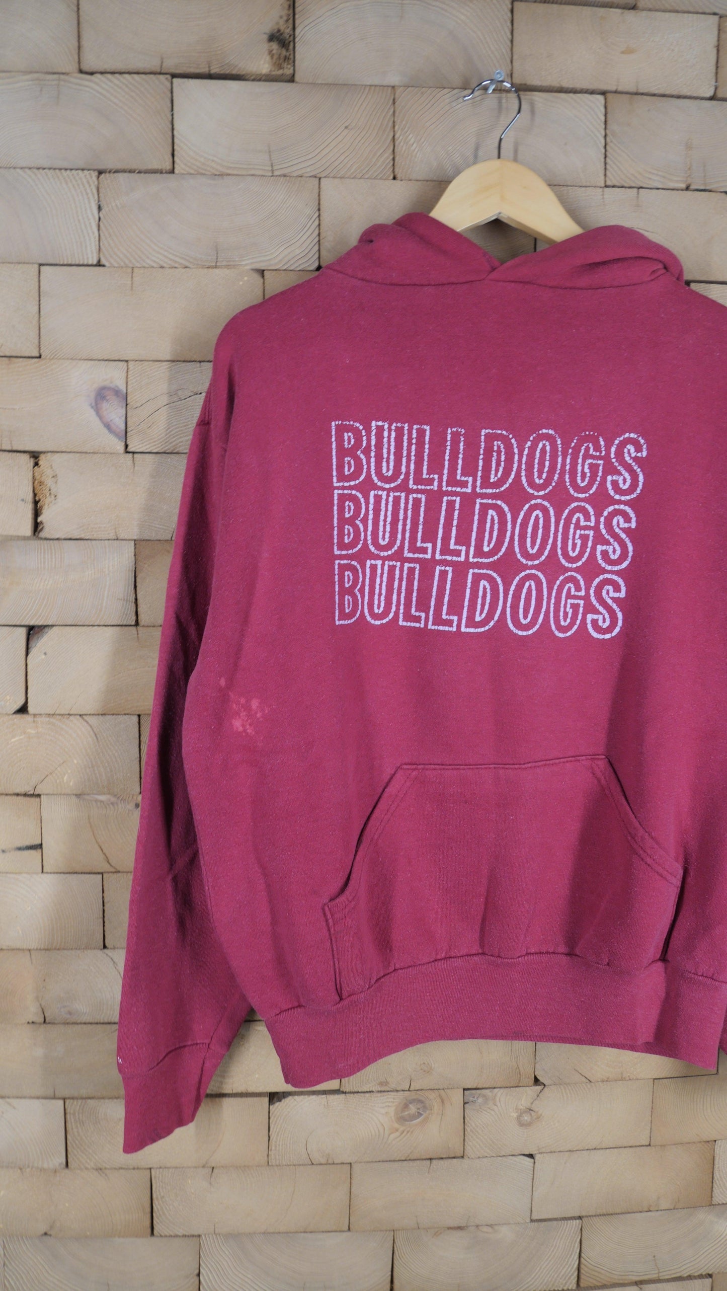 1980s Boxy Bulldogs Hoodie | L