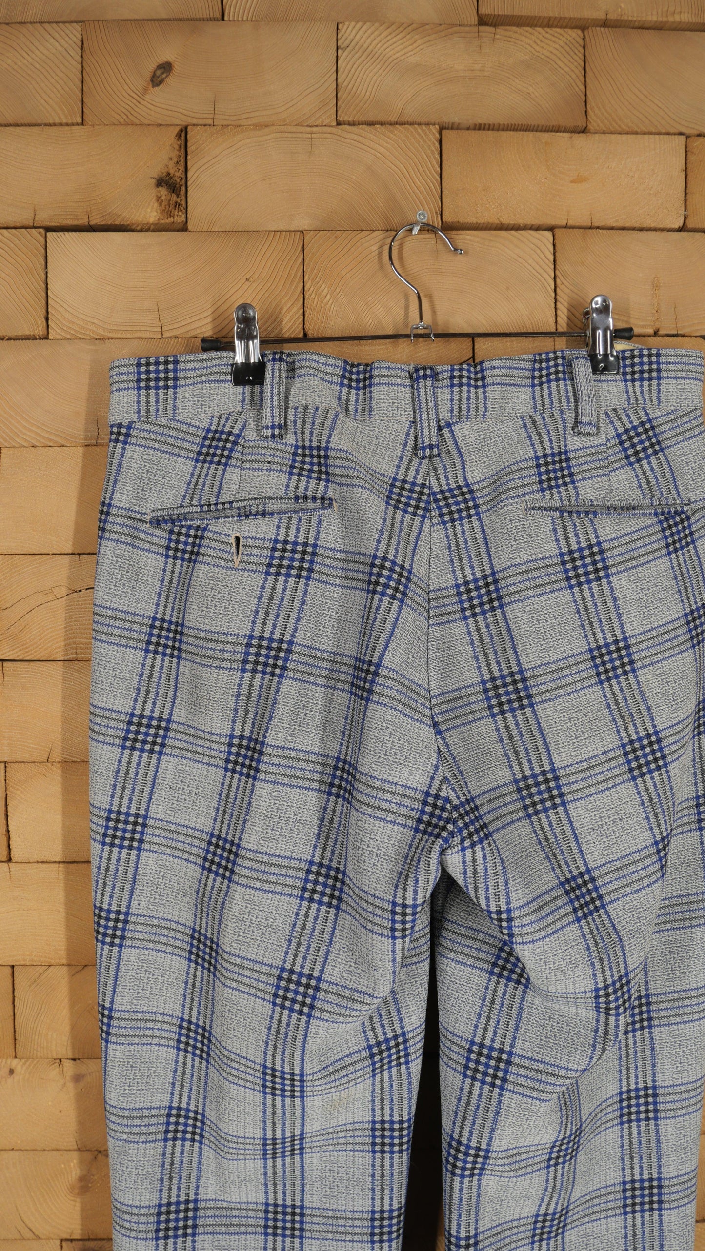 1970s Patterned Flared Slacks | 34