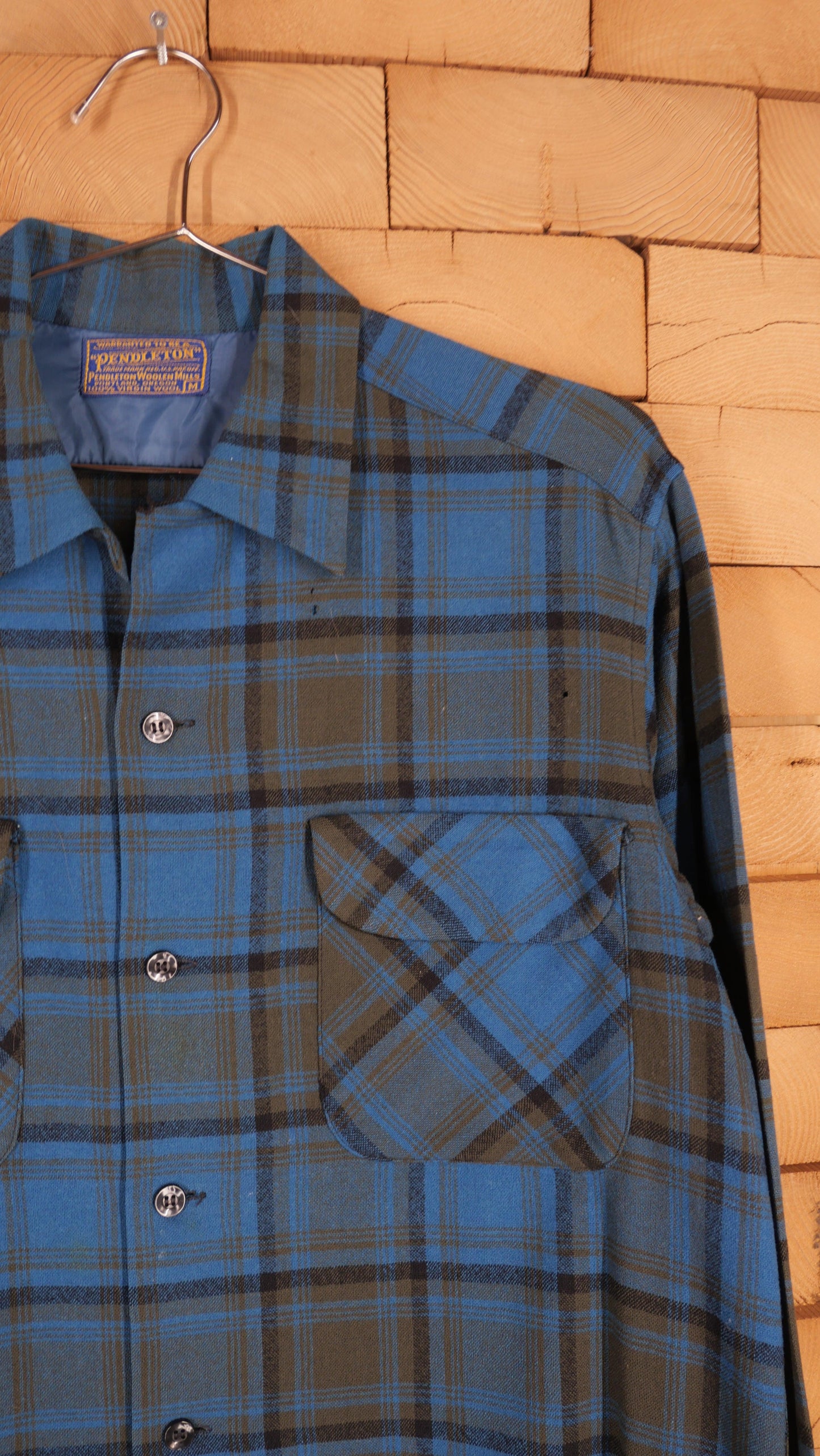 1970s Loop Collar Pendleton | L