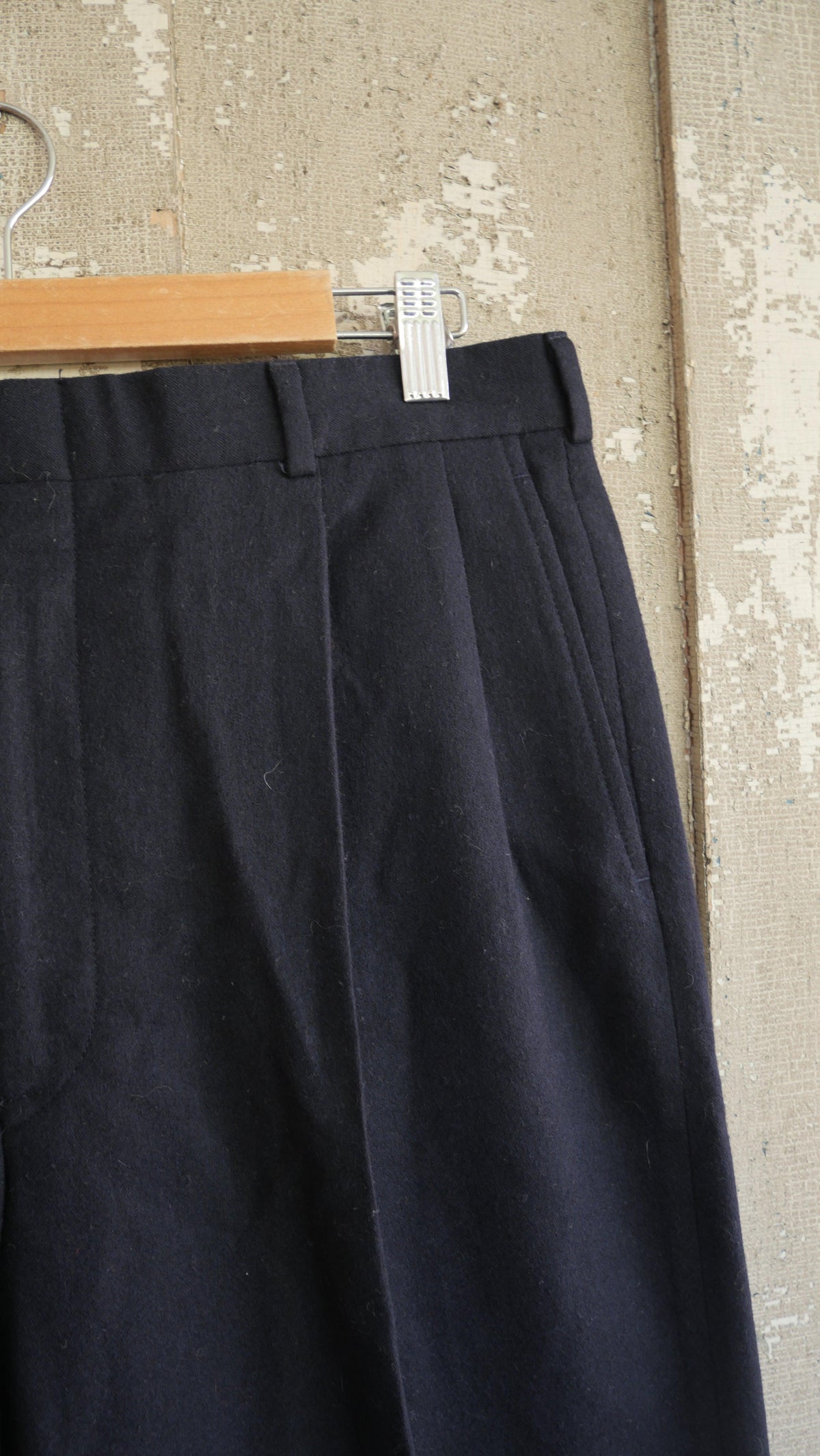 1980s Baggy Wool Slacks | 34
