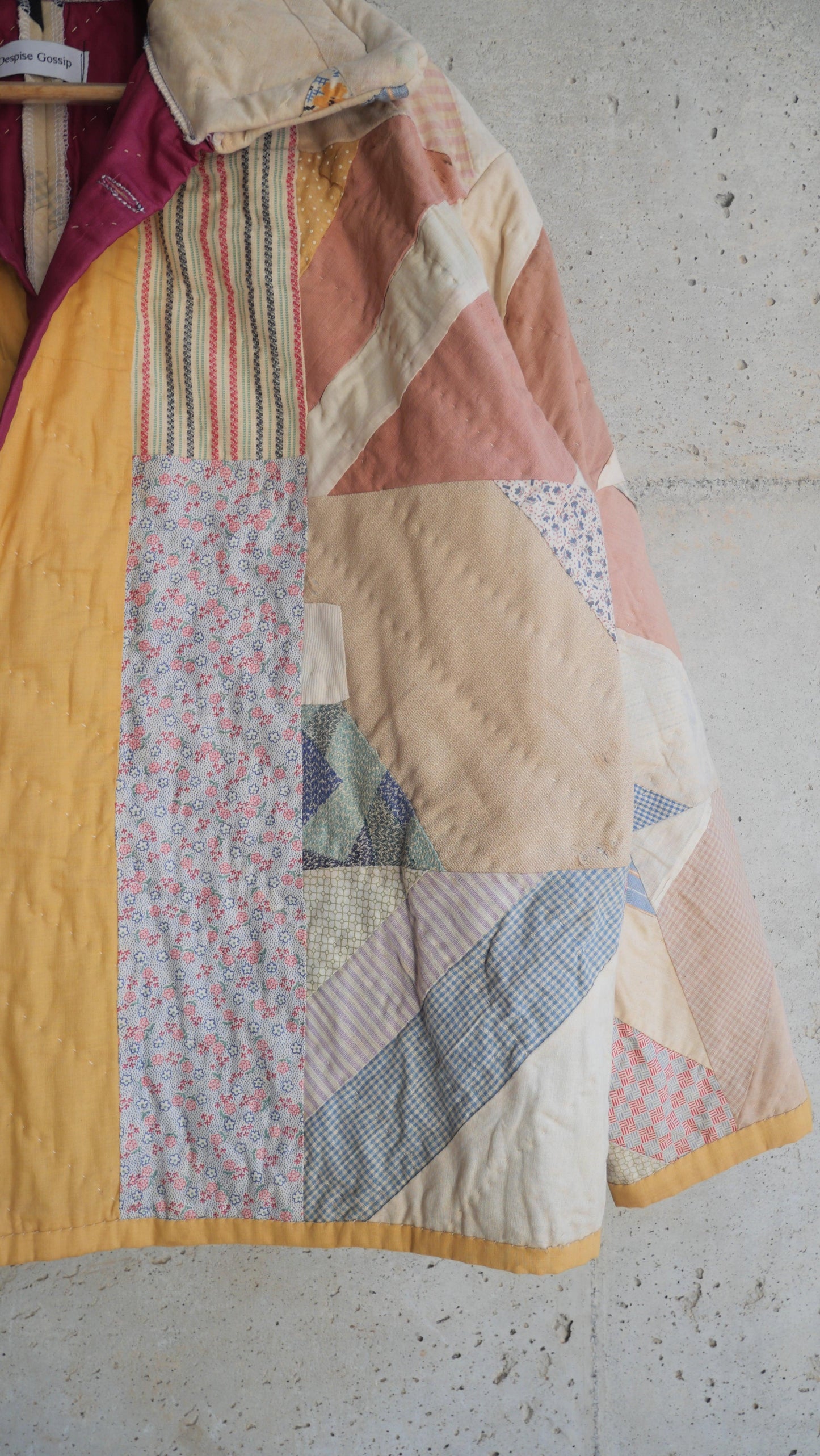 1960s Traditional Quilt Chore Jacket | M