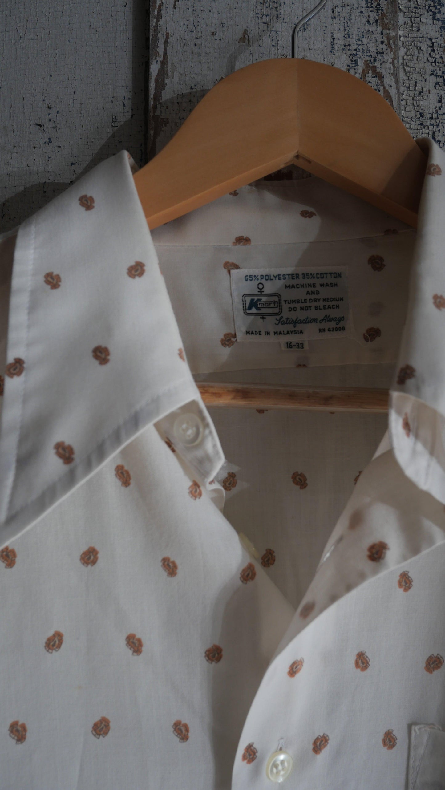 1970s Button Up Shirt | L