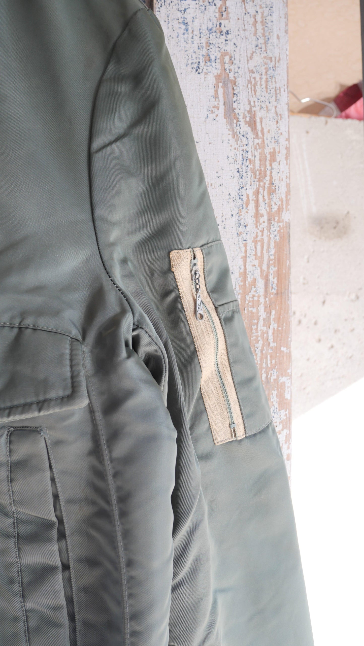 1970s Green Aviator Jacket | L