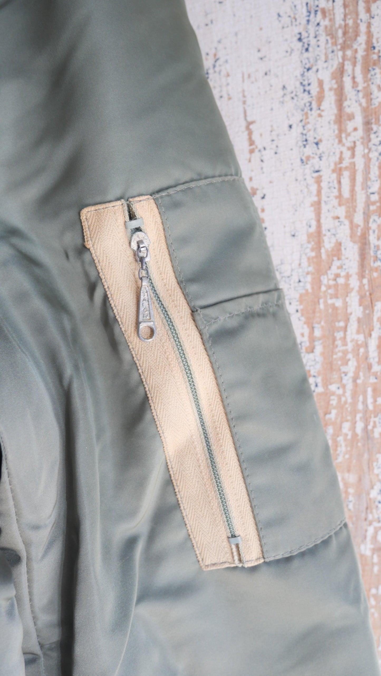 1970s Green Aviator Jacket | L