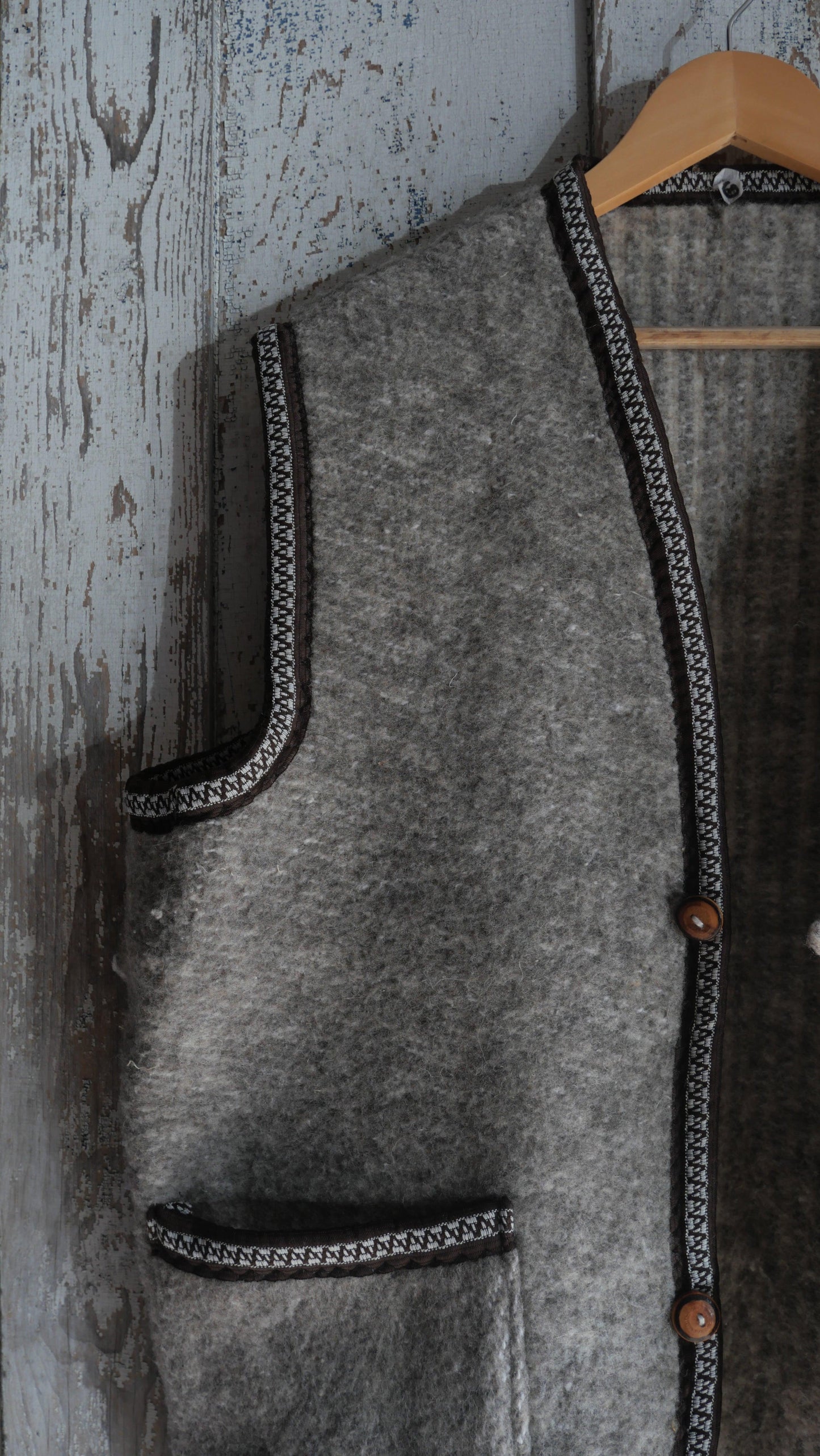 1970s Wool Vest | L