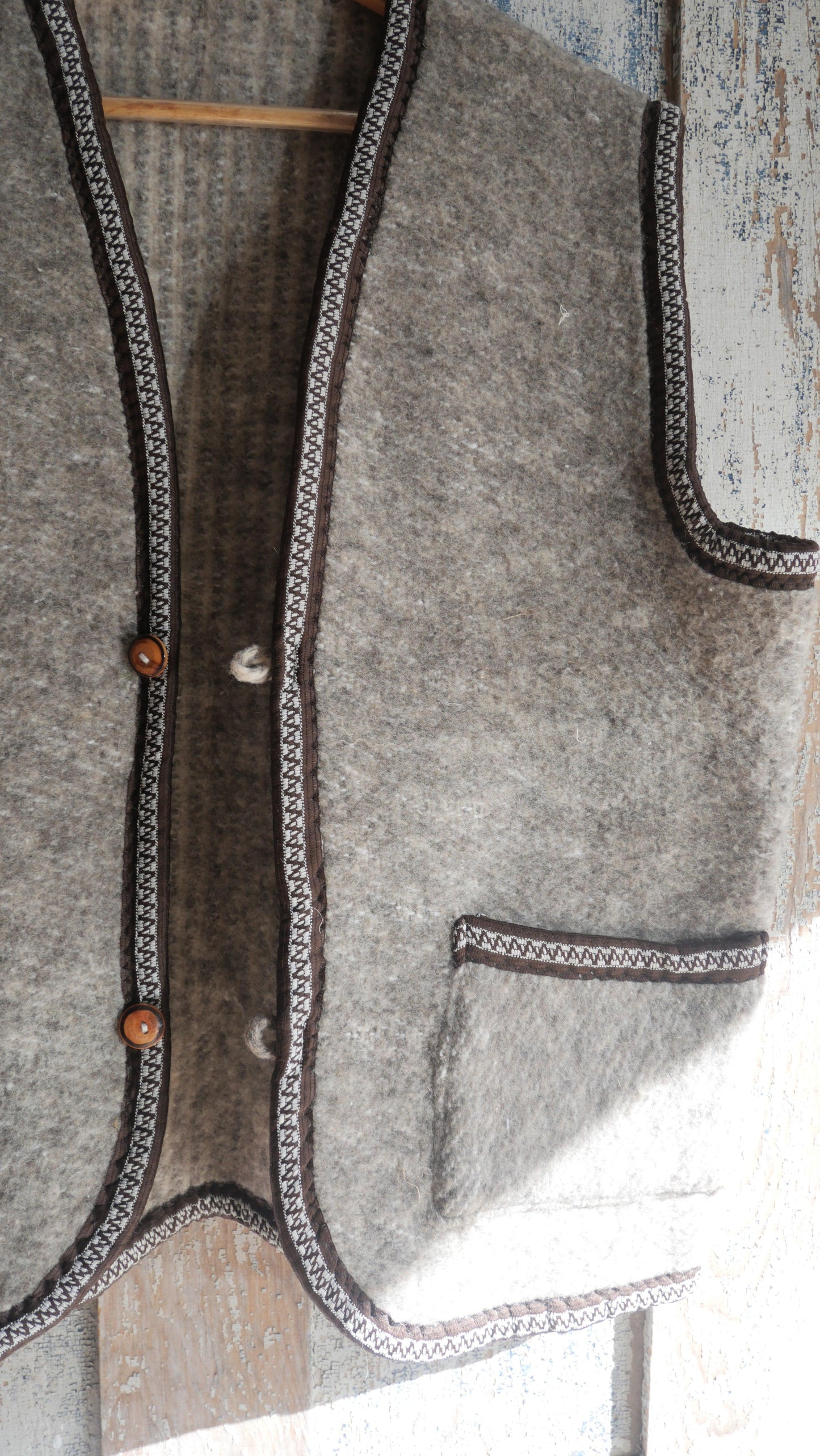 1970s Wool Vest | L