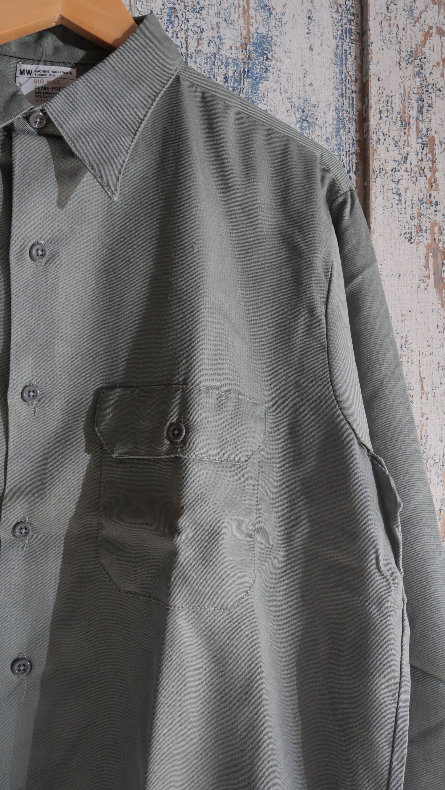 1970s Deadstock Work Shirt | L