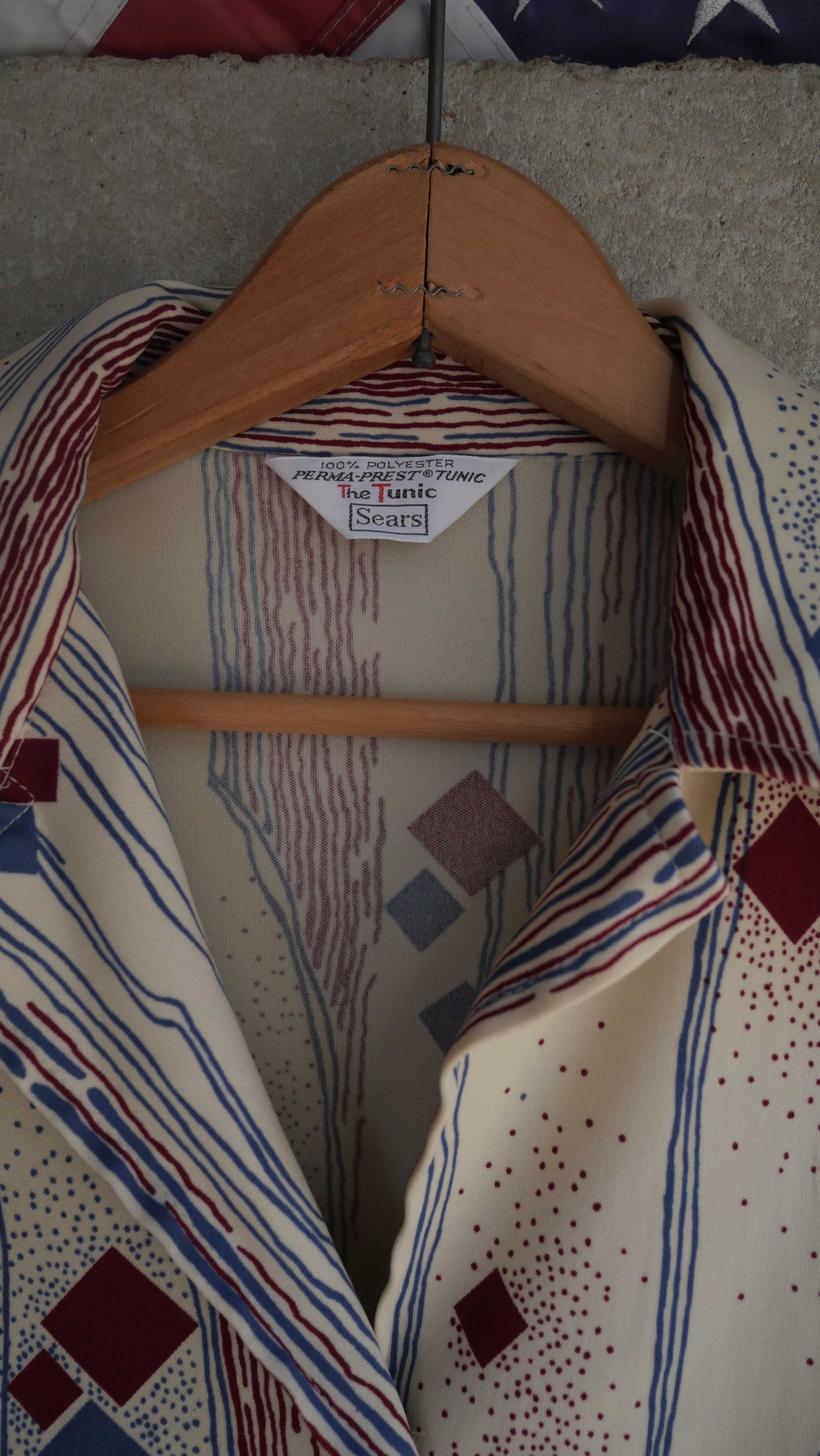 1970s Polyester Shirt | M