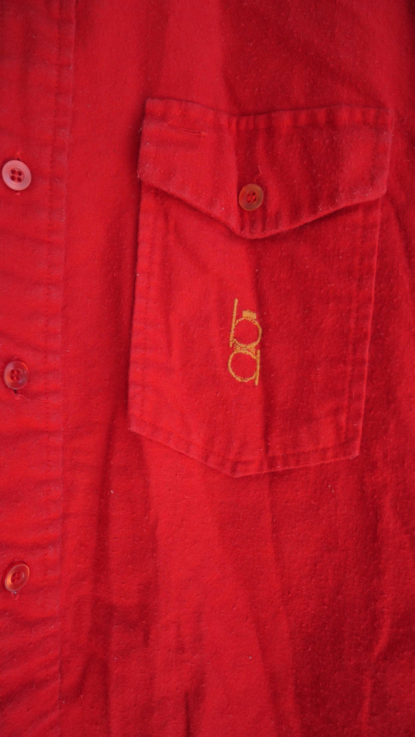 1970s Red Hunting Shirt | L