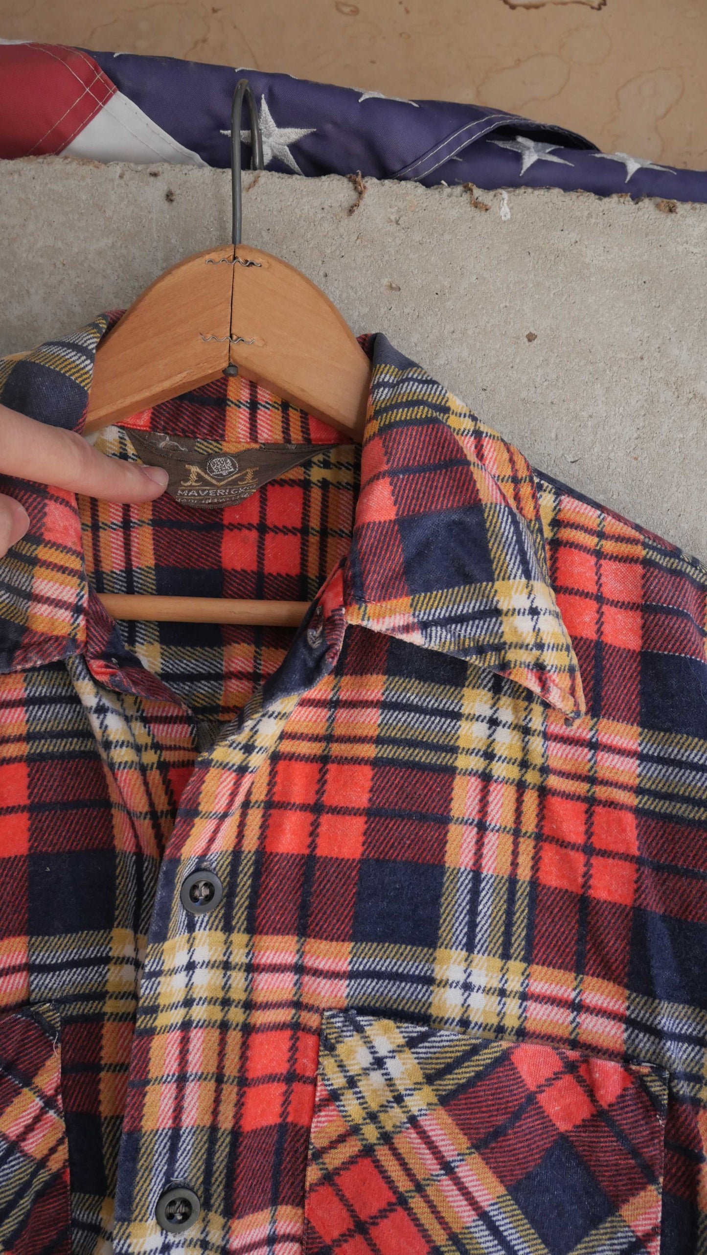 1970s Printed Flannel | M