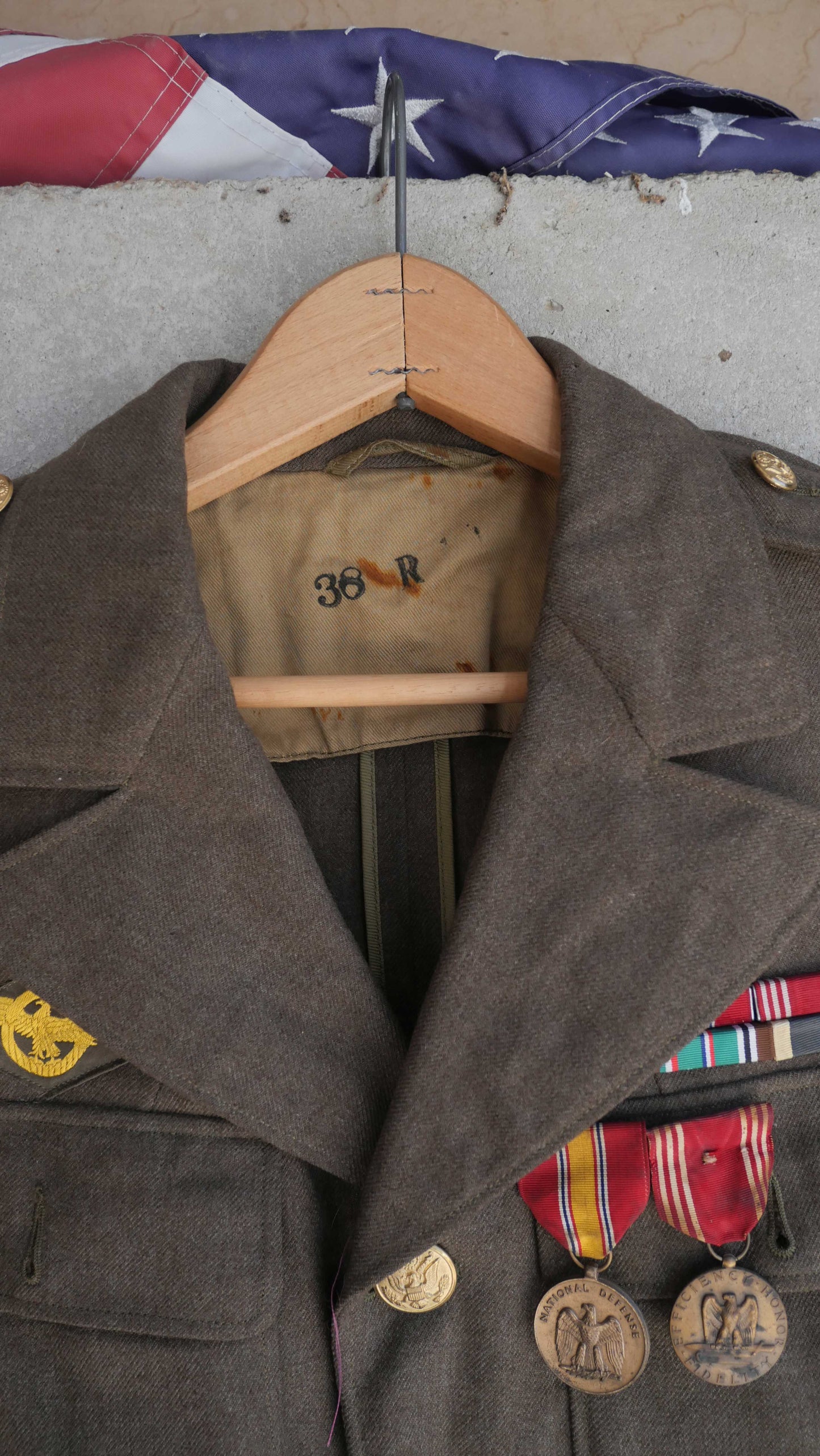 1960s Wool Military Jacket | S