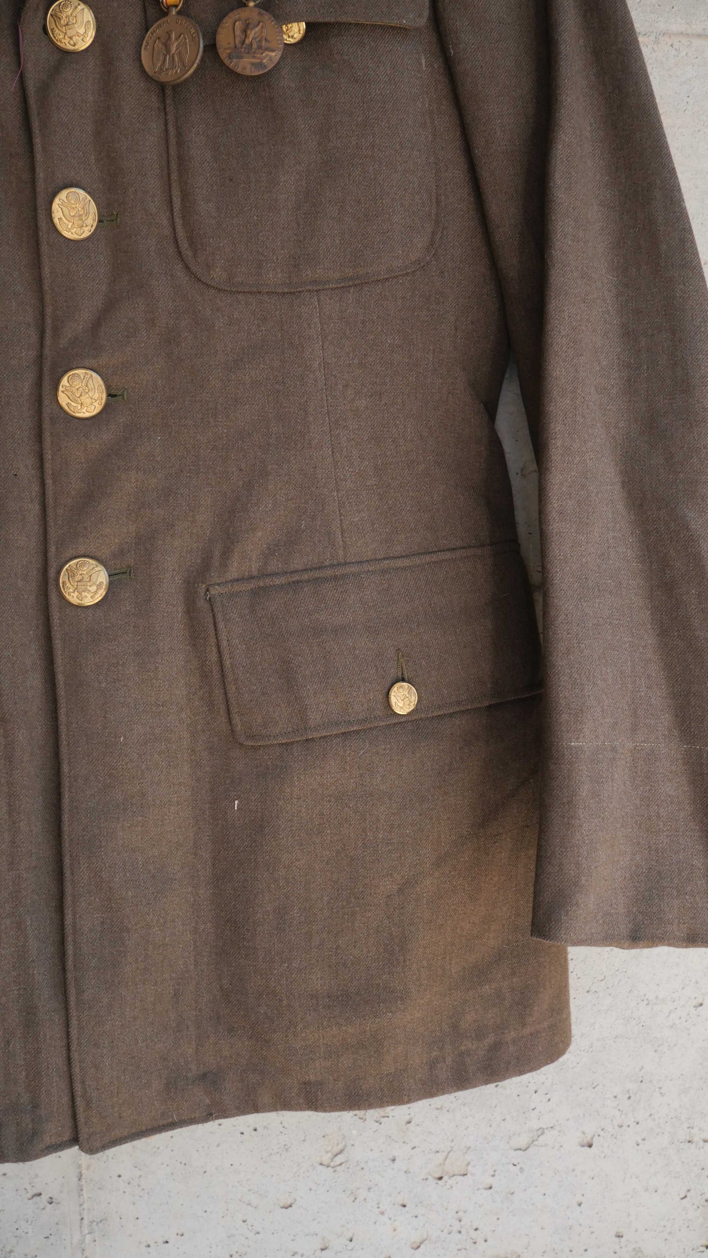 1960s Wool Military Jacket | S