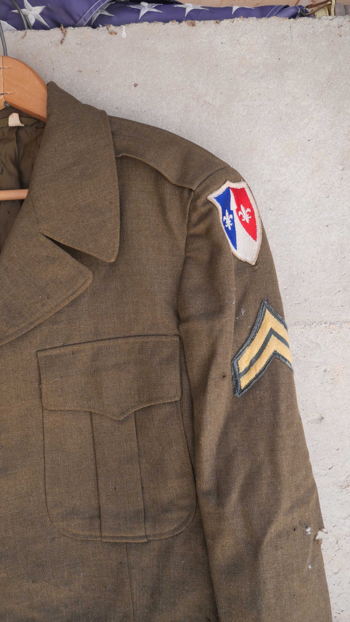 1950s Chopped Military Jacket | S