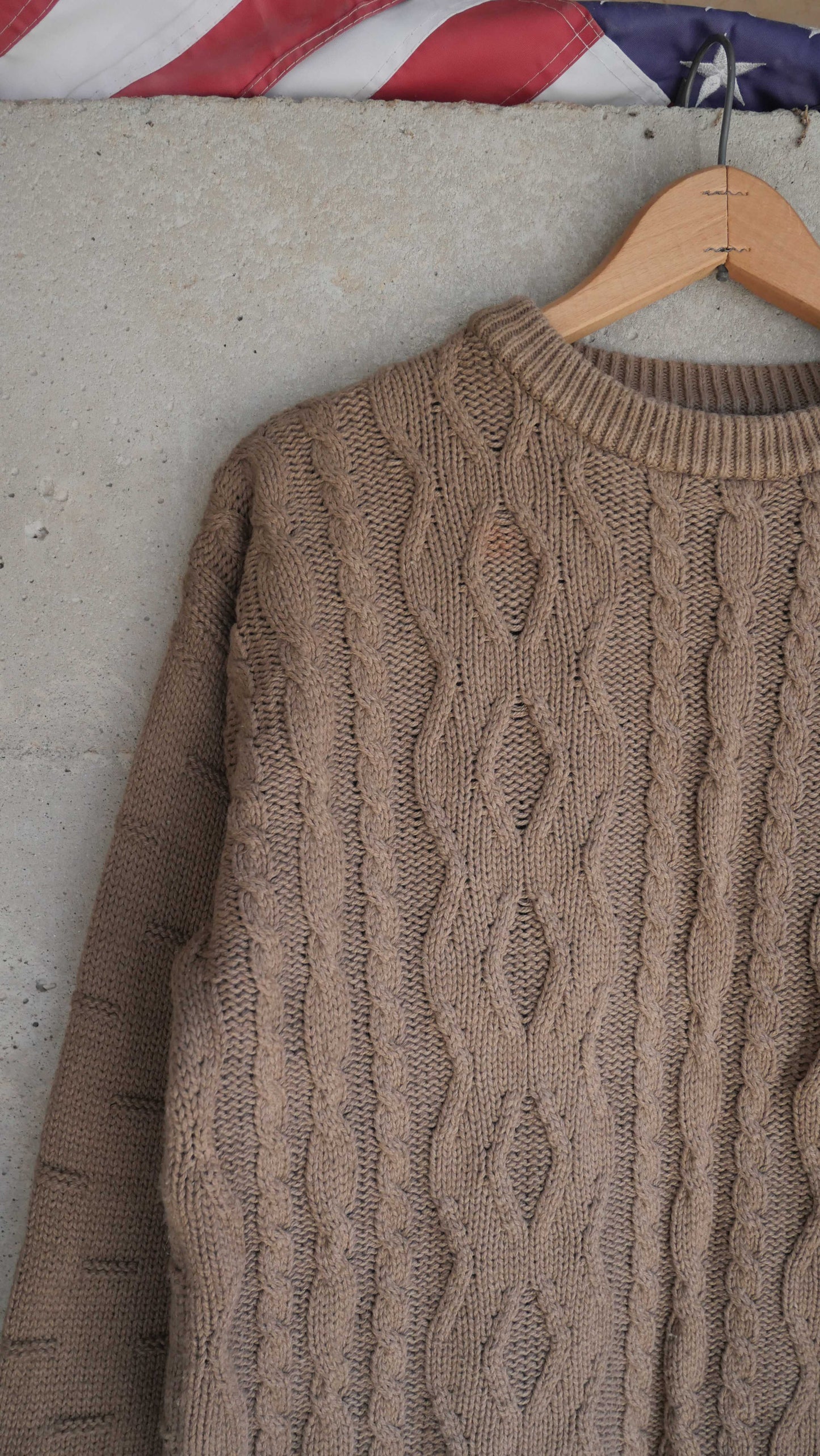 1990s Fisherman Knit Sweater | L