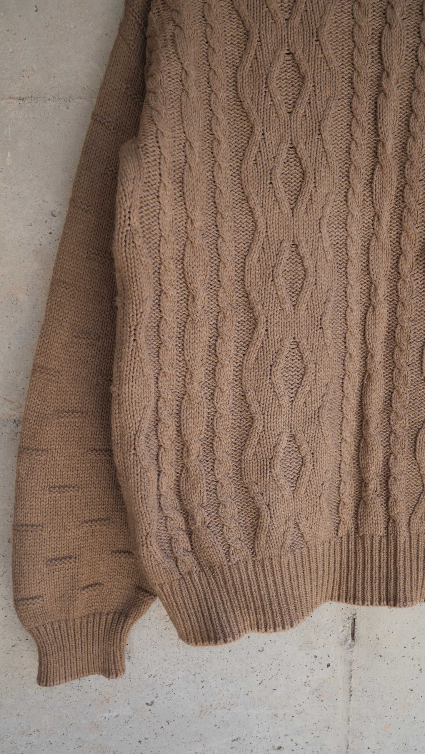 1990s Fisherman Knit Sweater | L