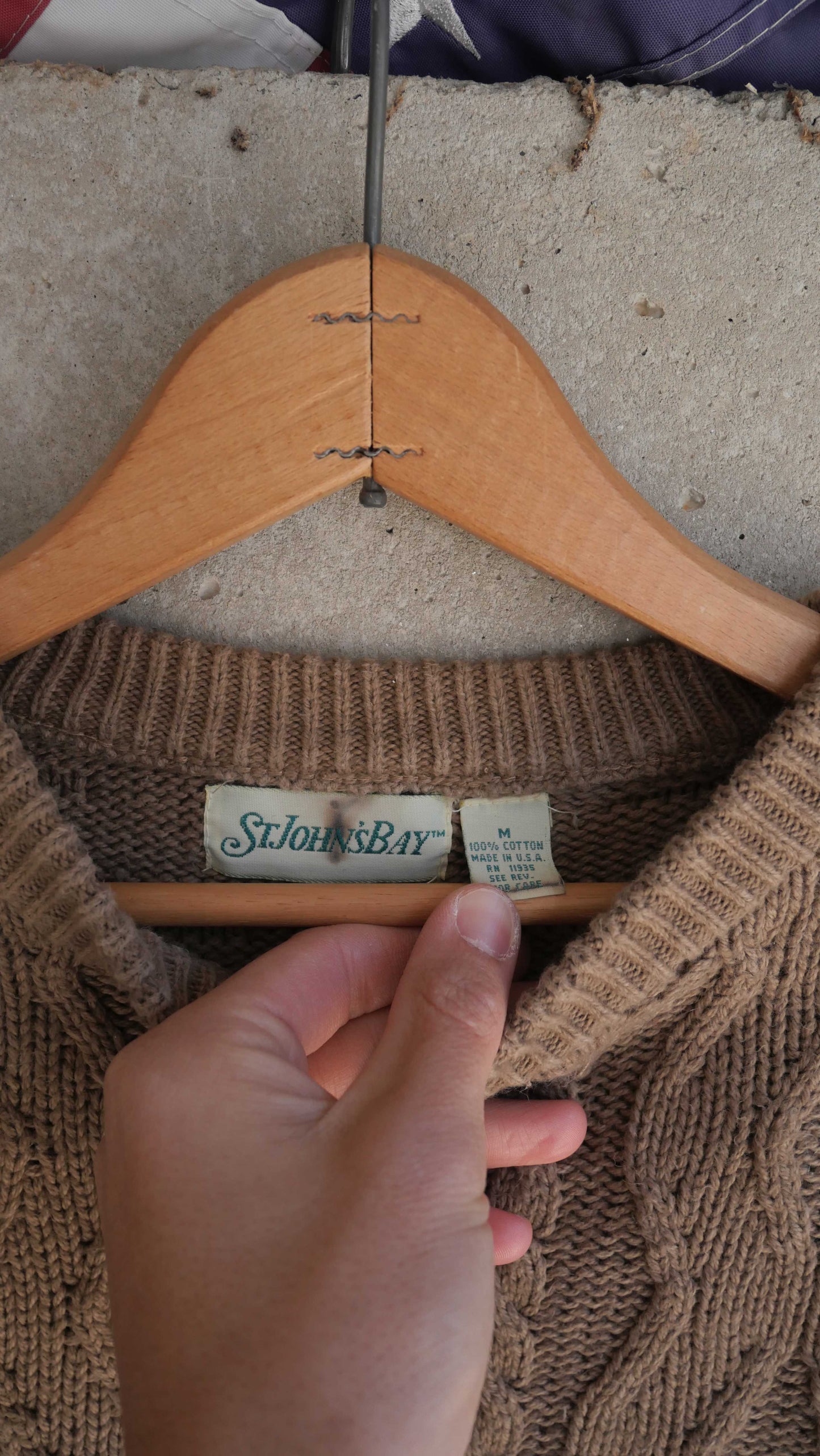 1990s Fisherman Knit Sweater | L