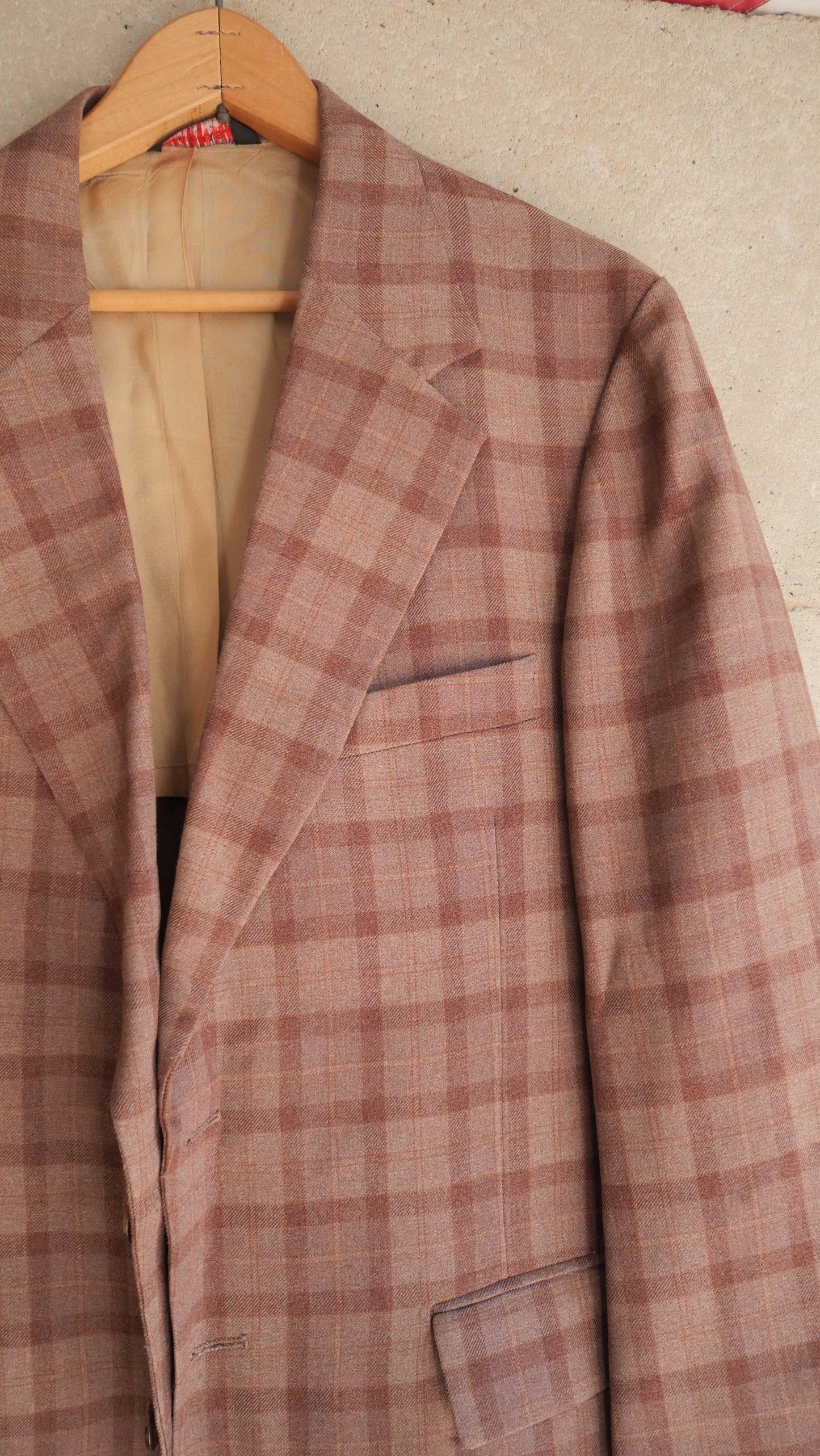 1970s Plaid Blazer | L