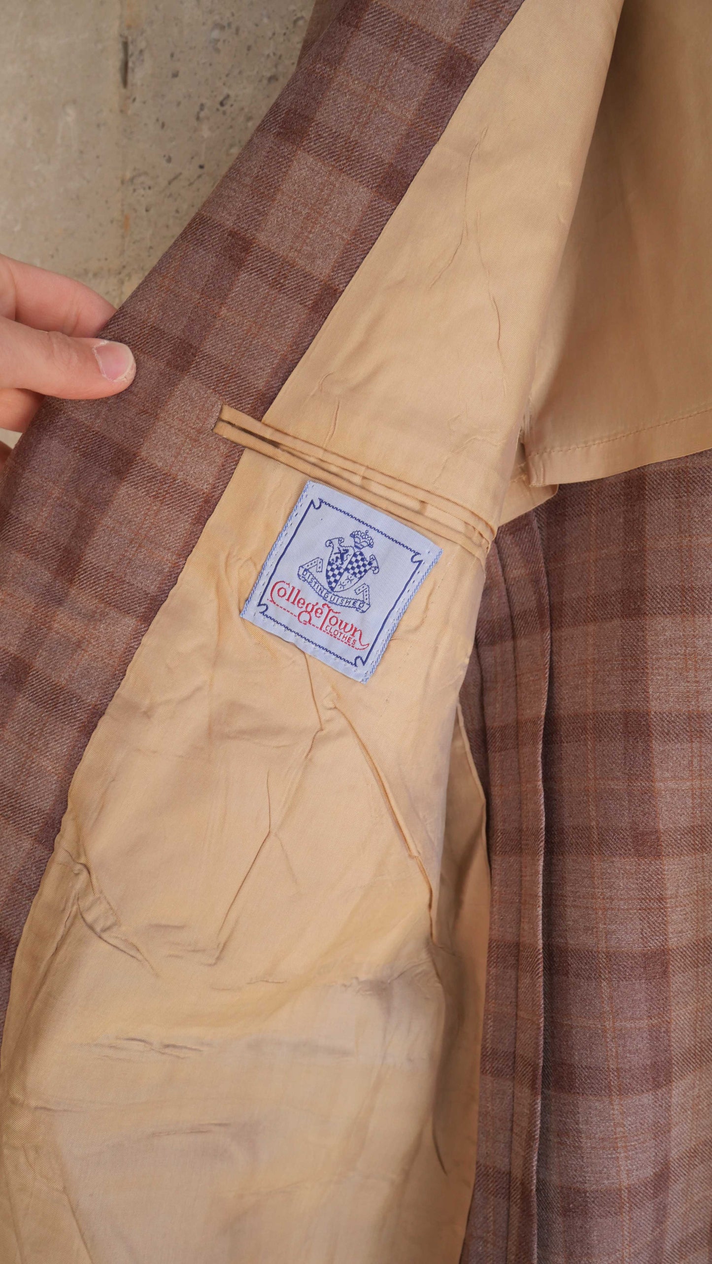 1970s Plaid Blazer | L
