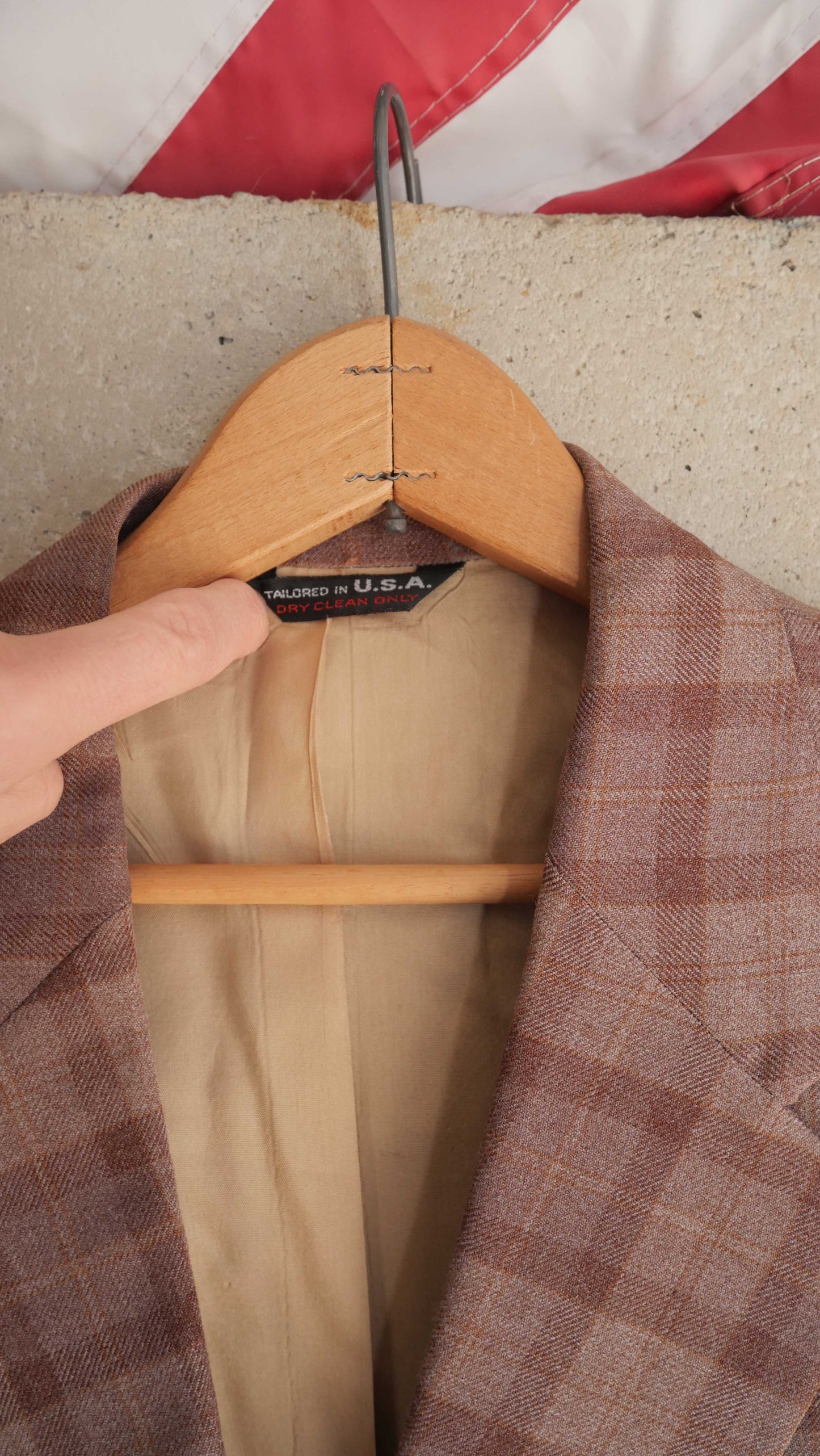1970s Plaid Blazer | L