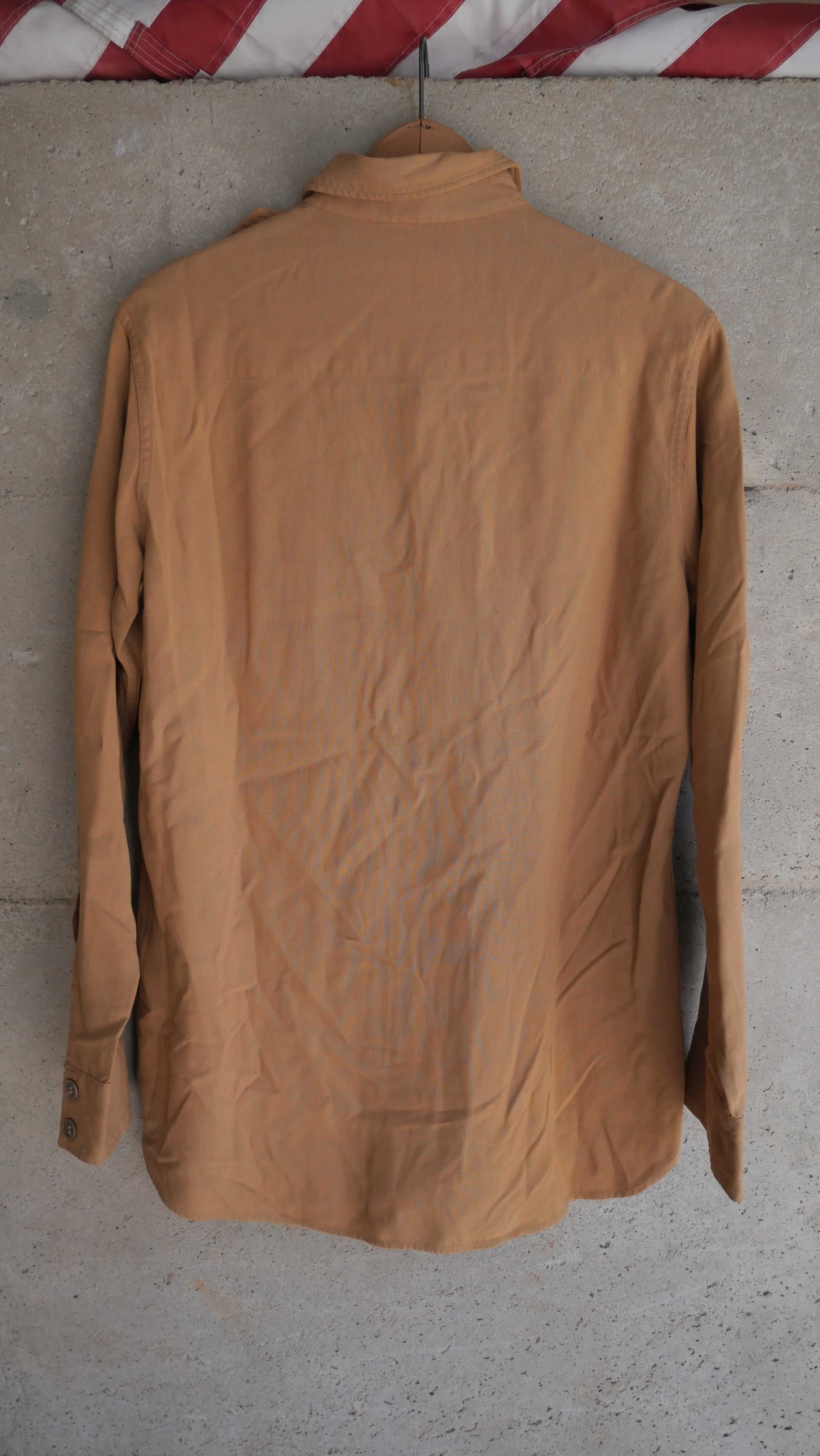 1960s Gabardine Officer Shirt | M