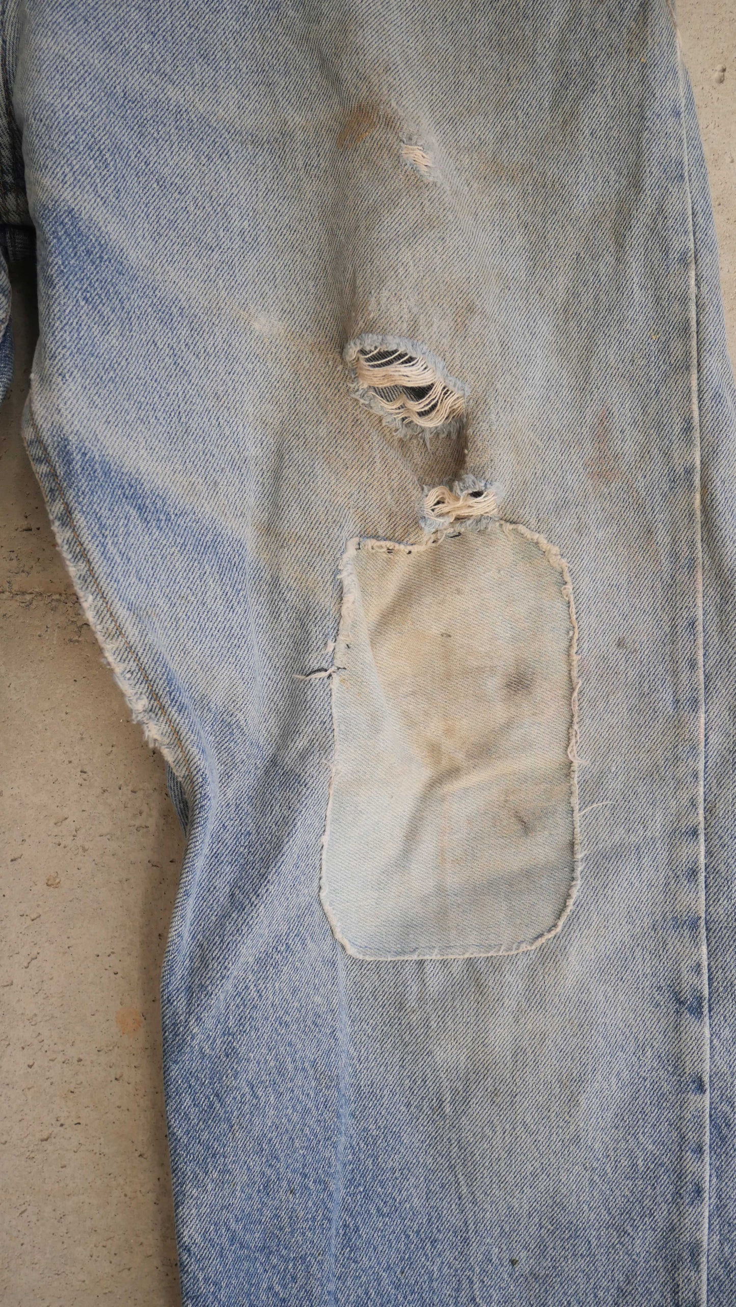 2000s Patched Wrangler Denim | 36