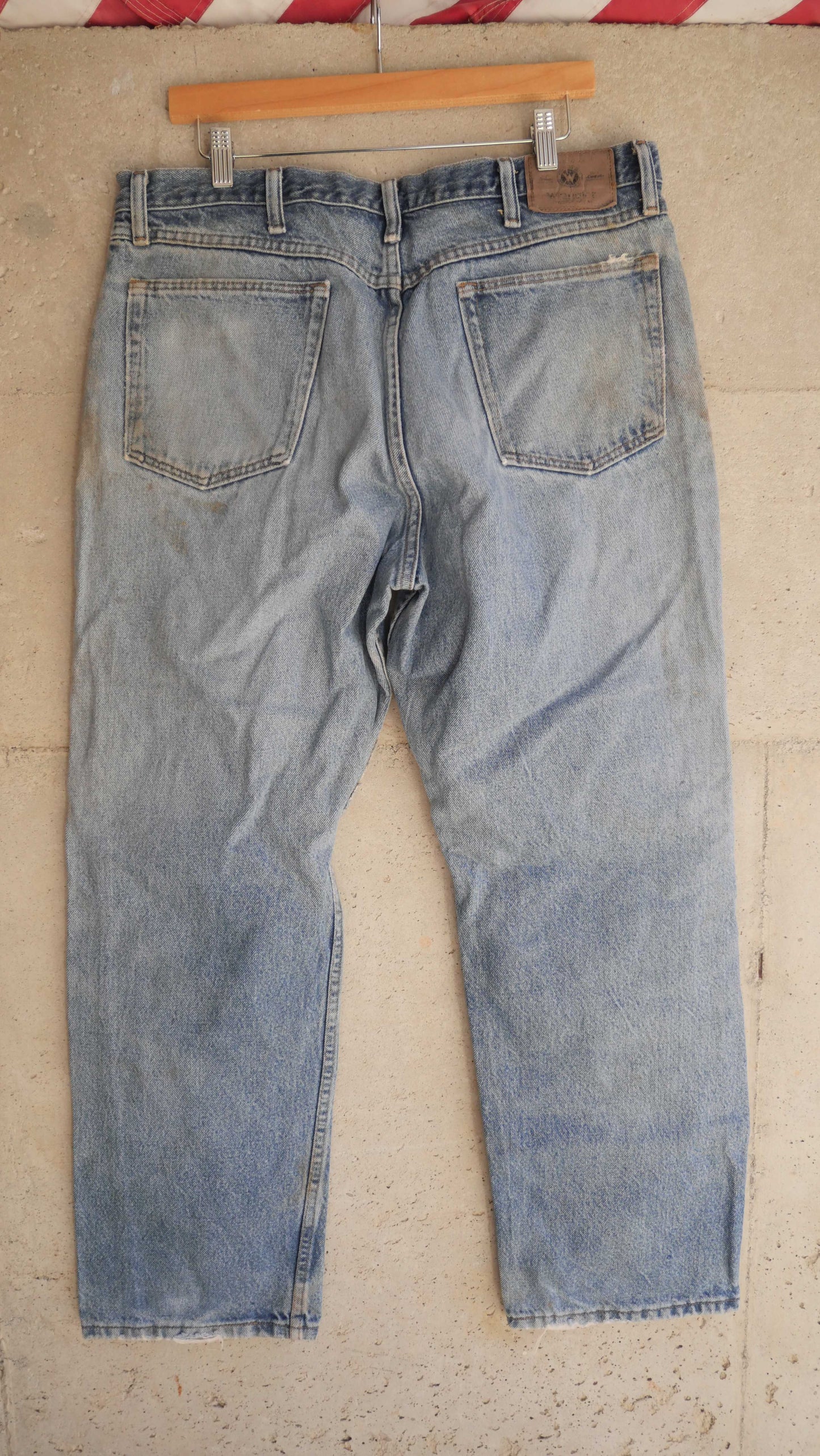 2000s Patched Wrangler Denim | 36