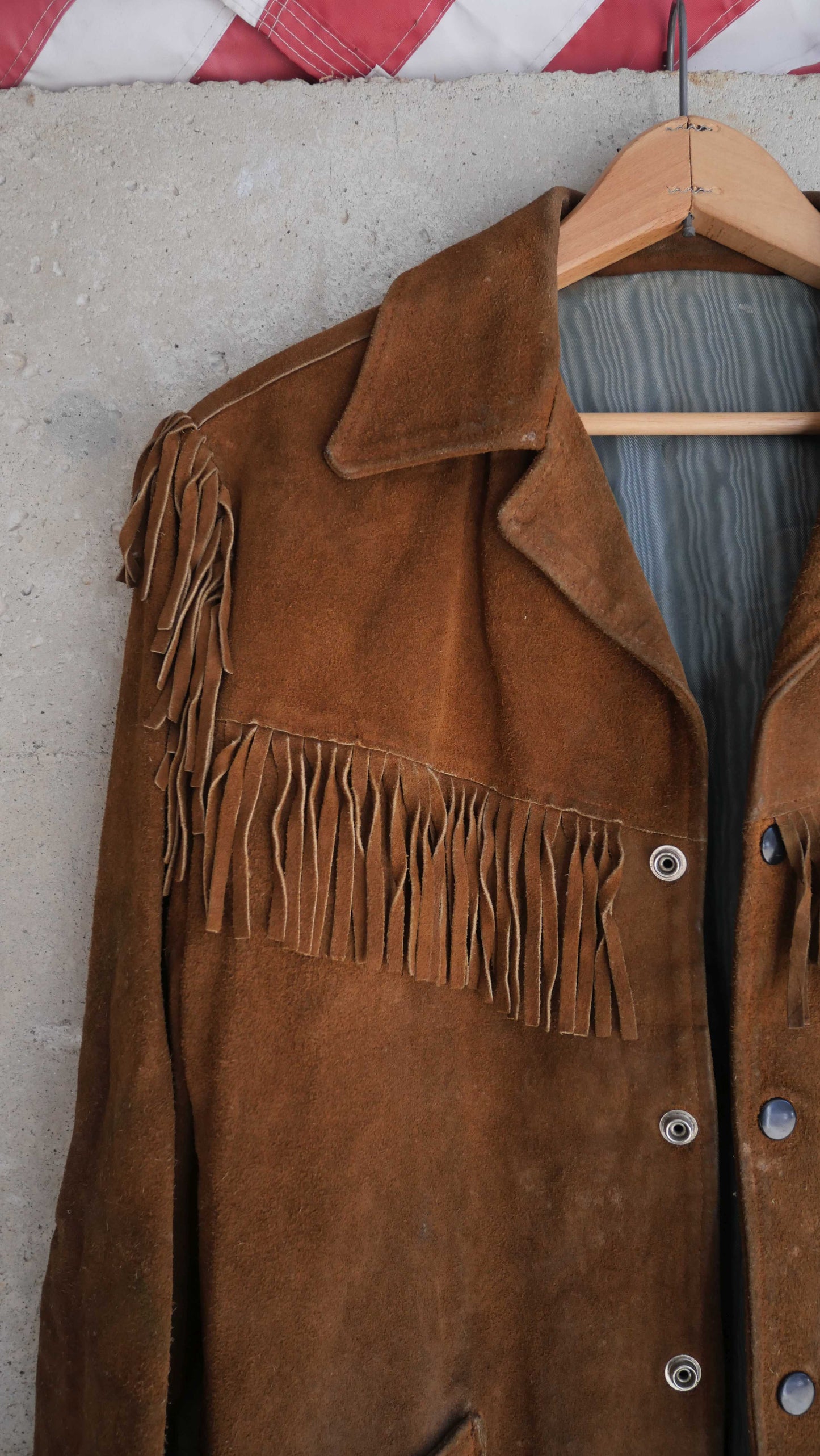 1970s Suede Fringe Jacket | M