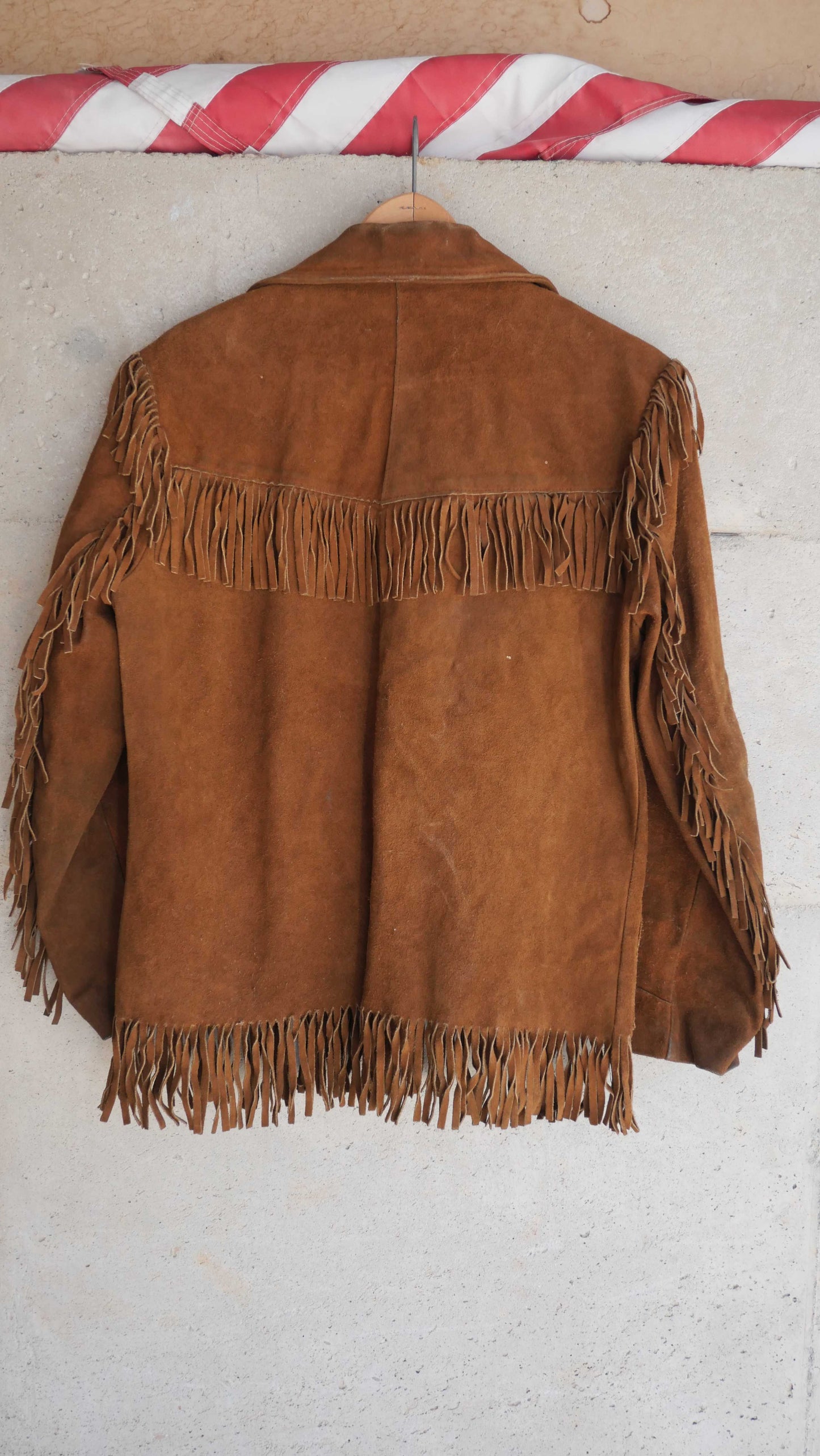 1970s Suede Fringe Jacket | M