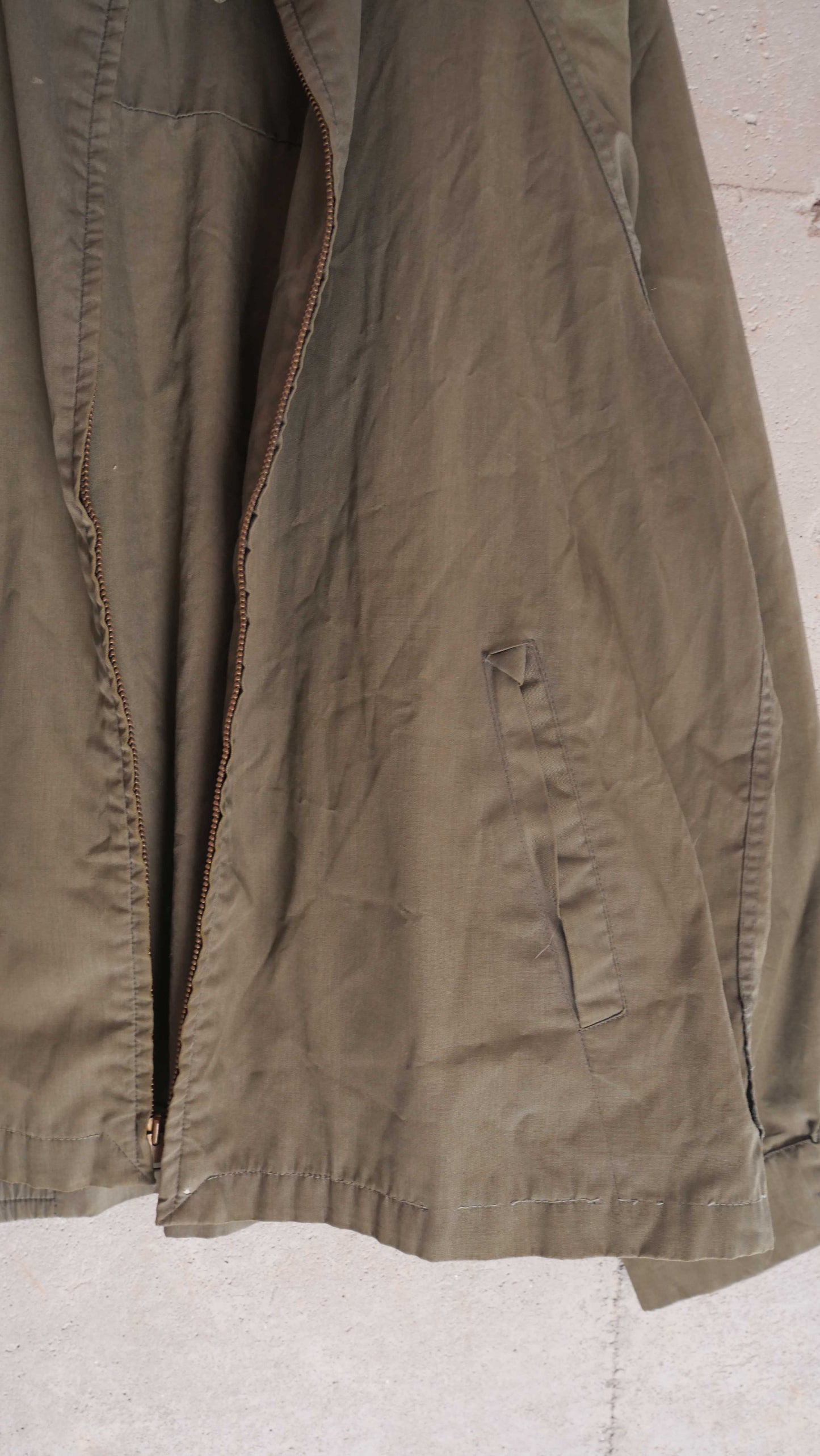 1970s Olive Camp Jacket | L