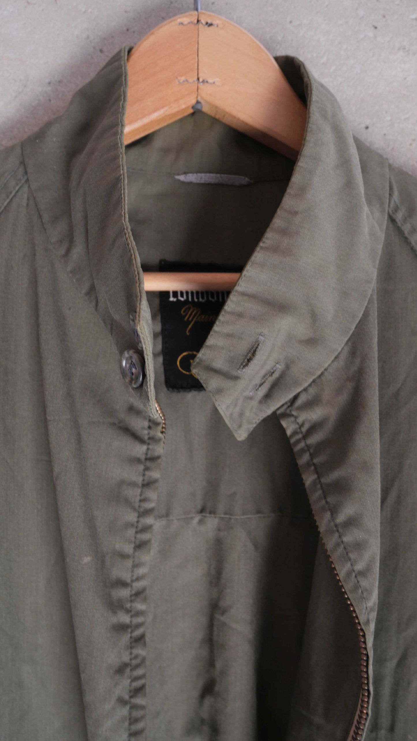 1970s Olive Camp Jacket | L