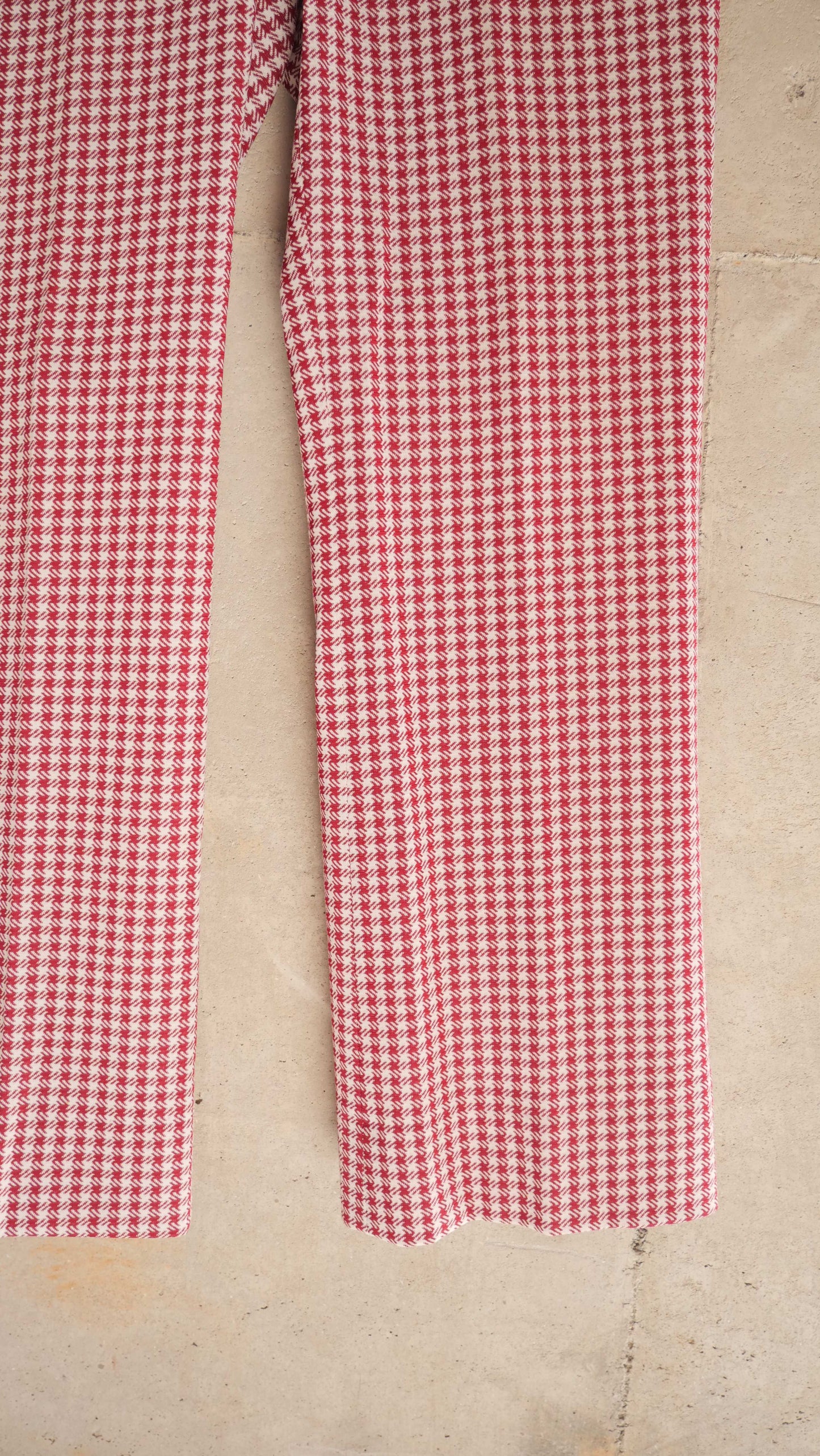 1970s Flared Houndstooth Slacks | 34