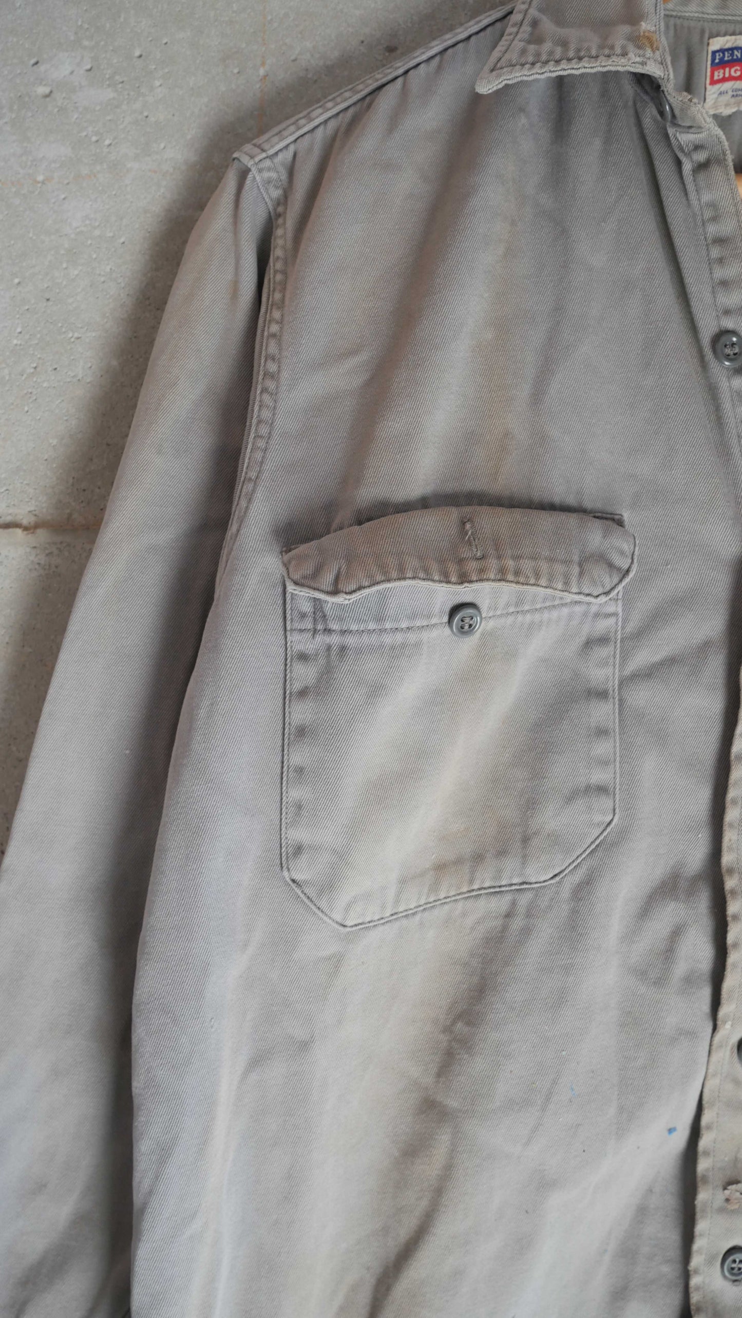 1960s Penneys "Bob" Work Shirt | M