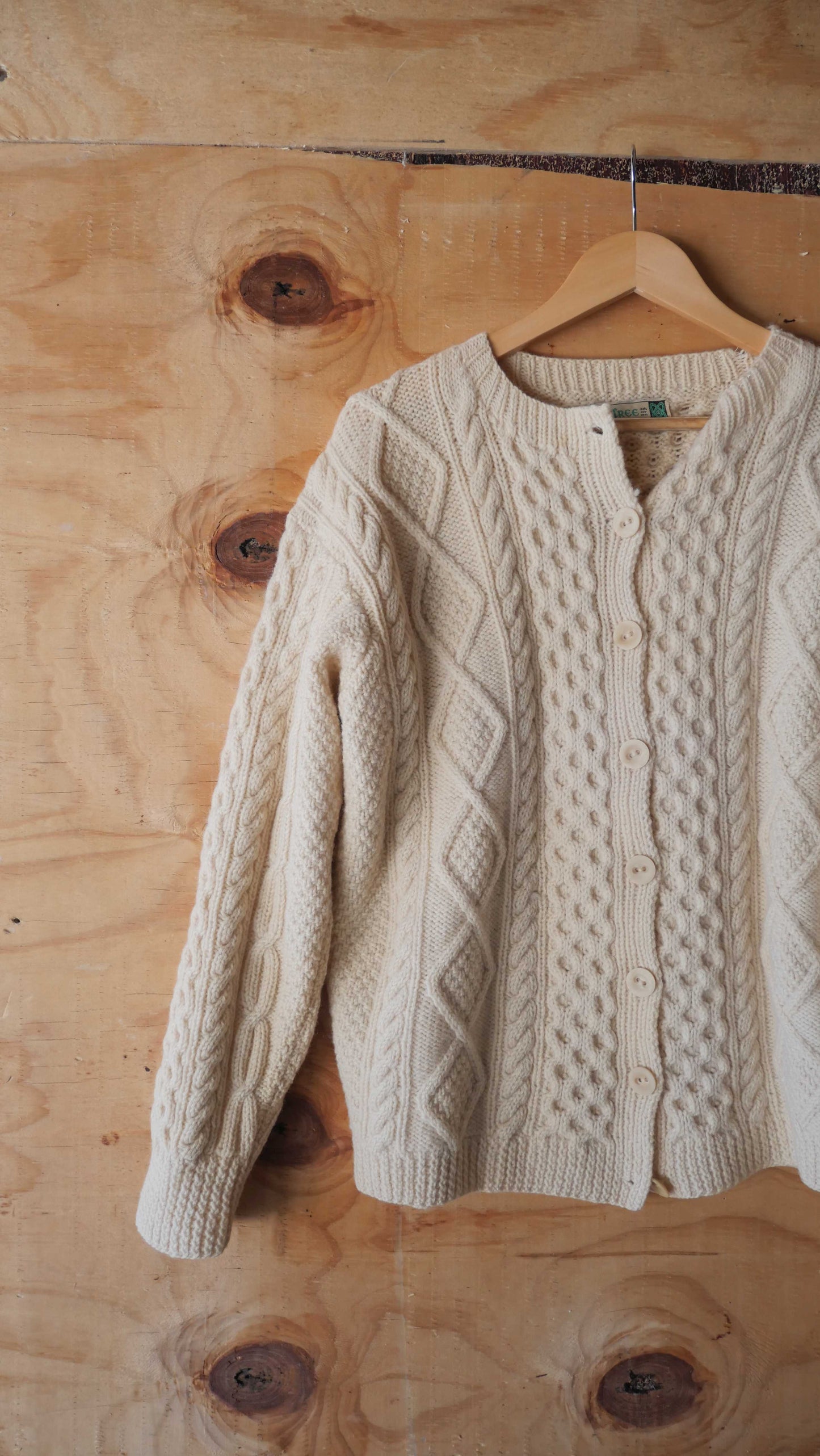 1970s Cable Knit Sweater | M