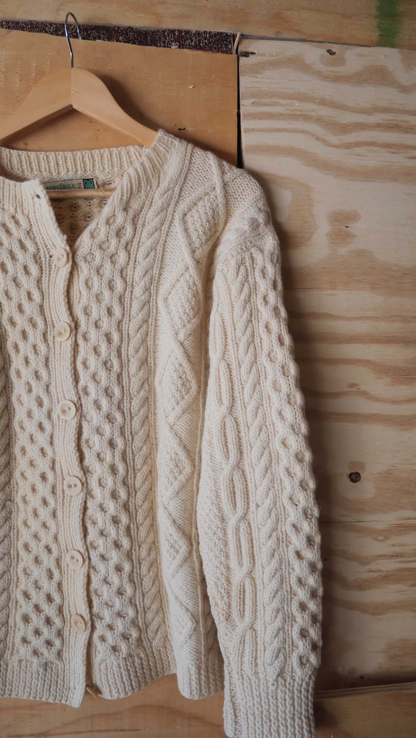 1970s Cable Knit Sweater | M
