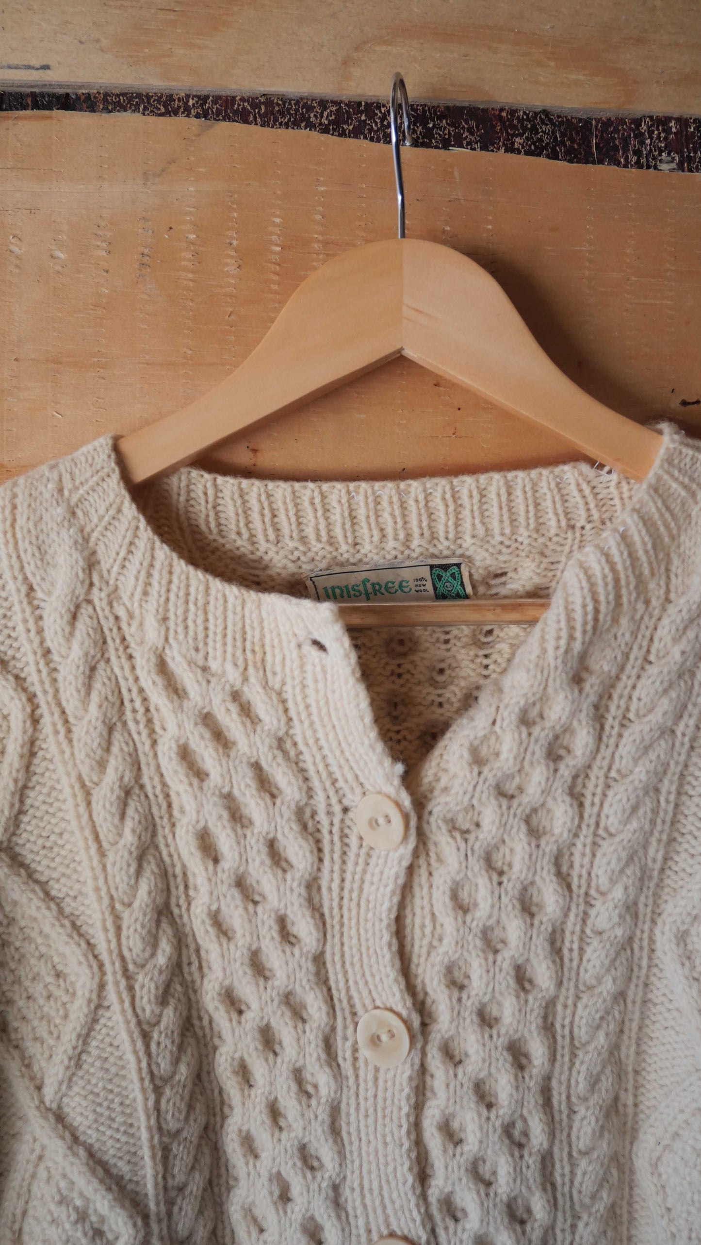 1970s Cable Knit Sweater | M