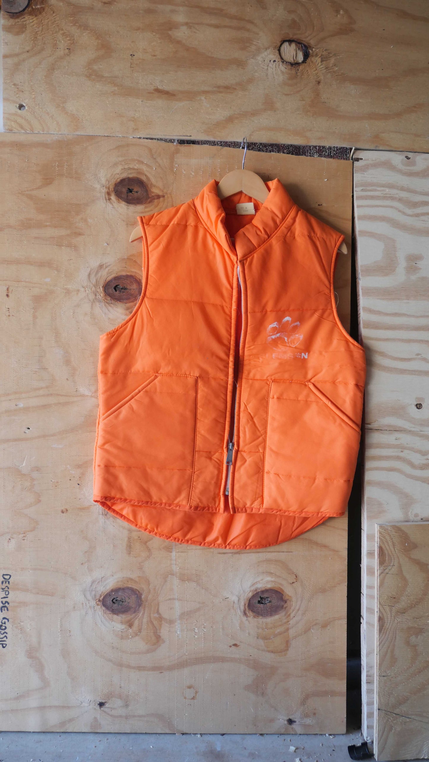 1970s Clemson Puffer Vest | M