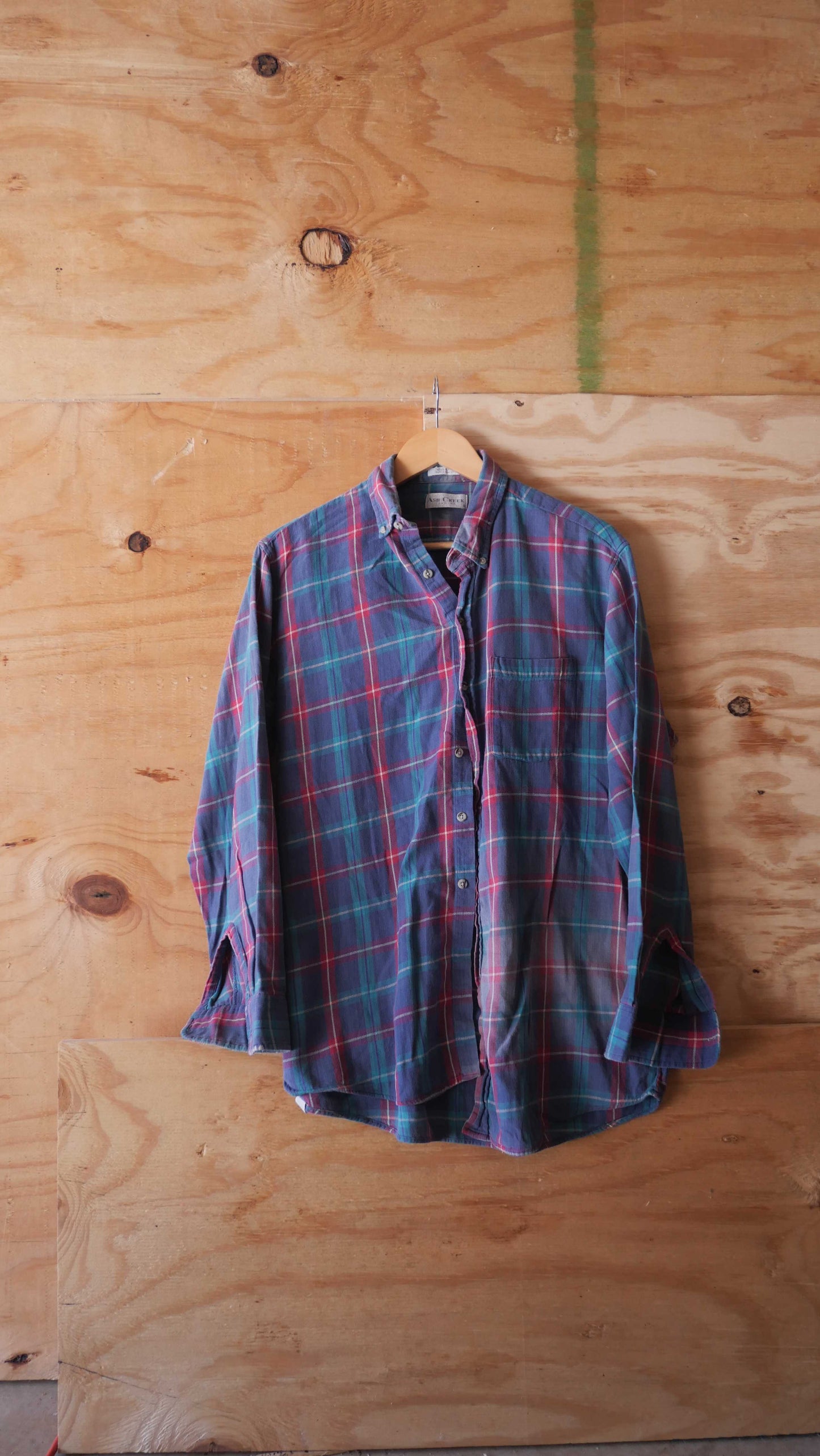 1990s Faded Cotton Flannel | L