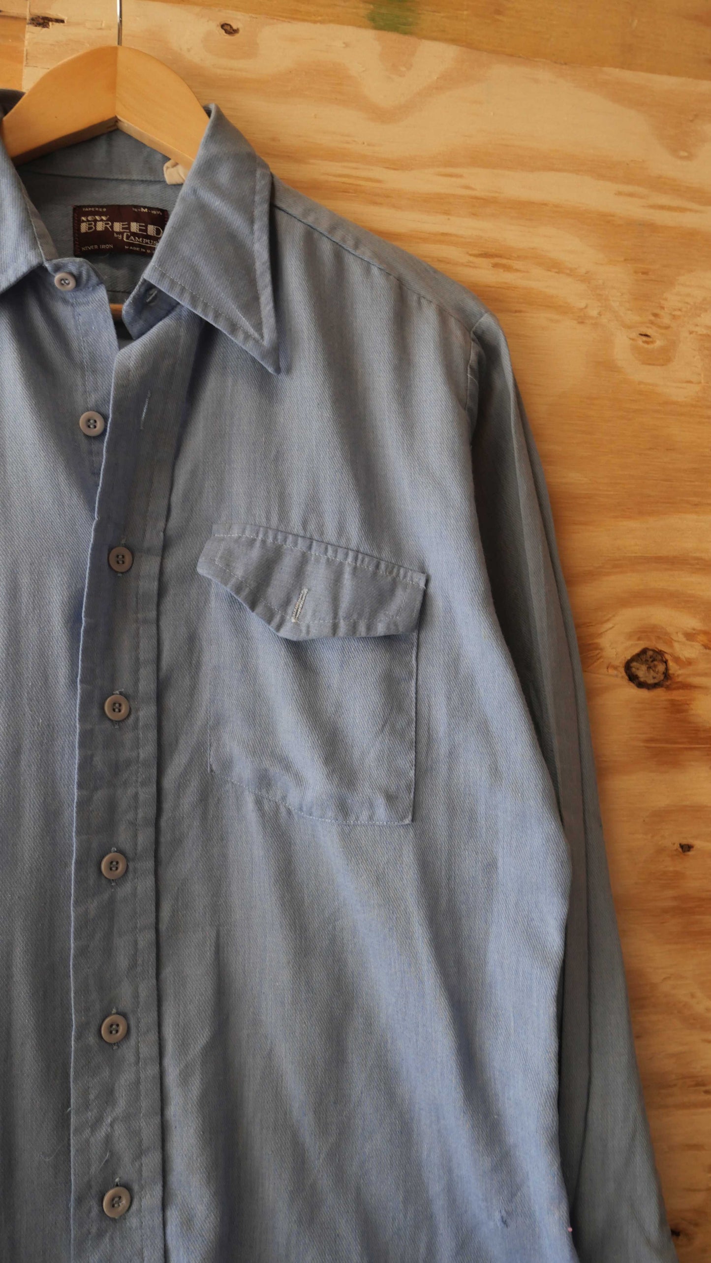 1970s Button Up Shirt | M