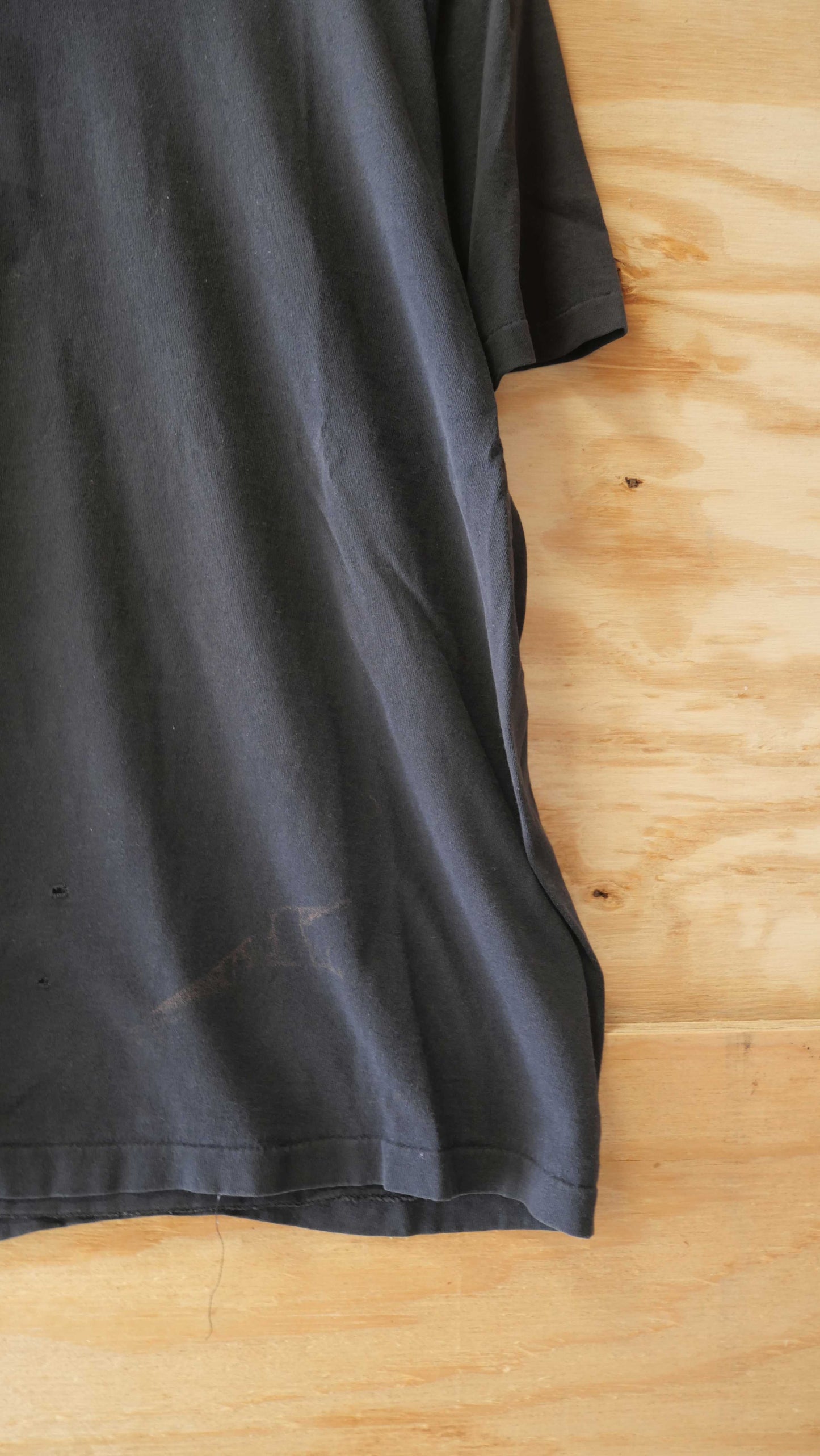 1990s Black Single Stitch Tee | L