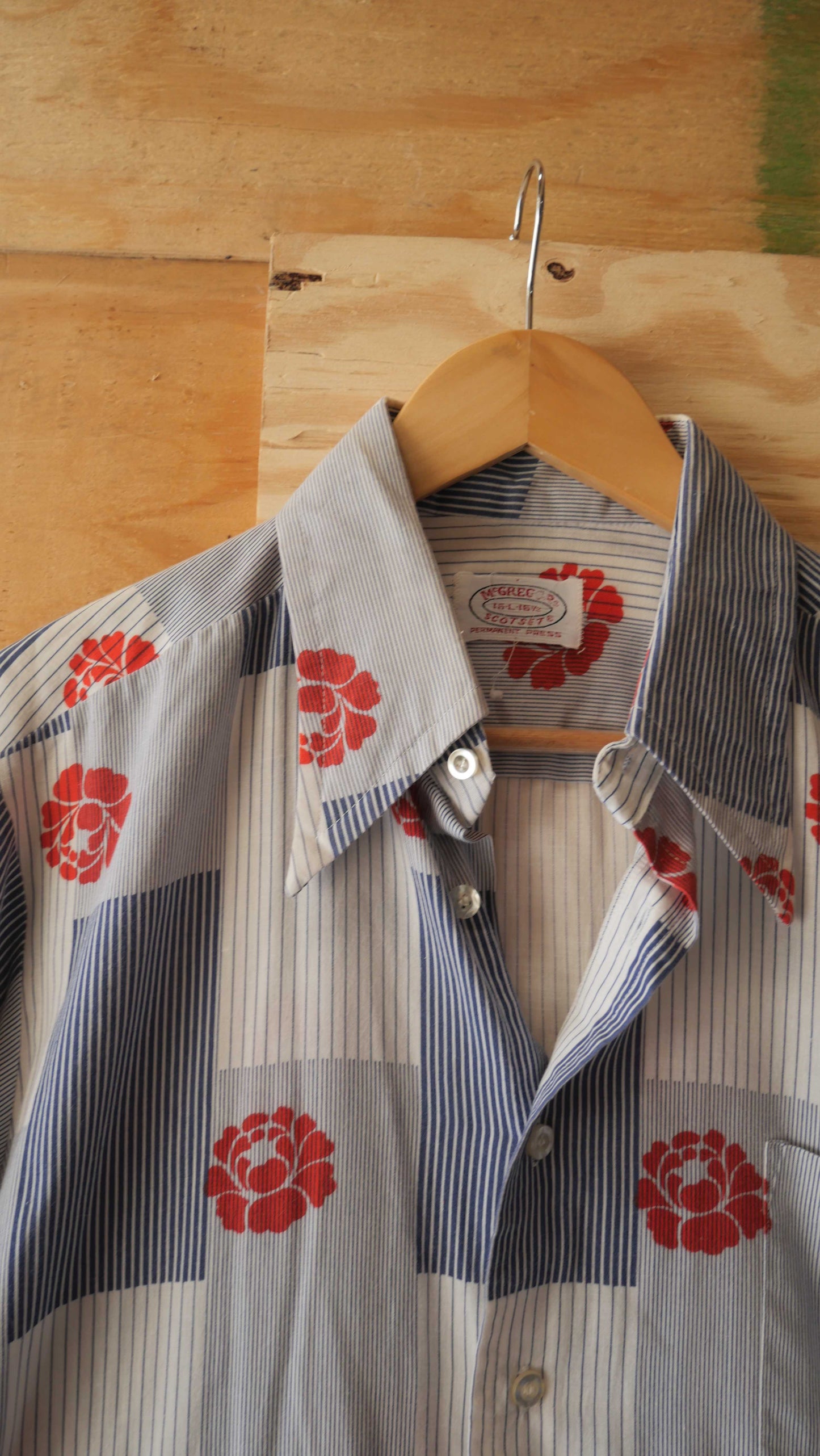 1970s McGregor Button Up Shirt | L