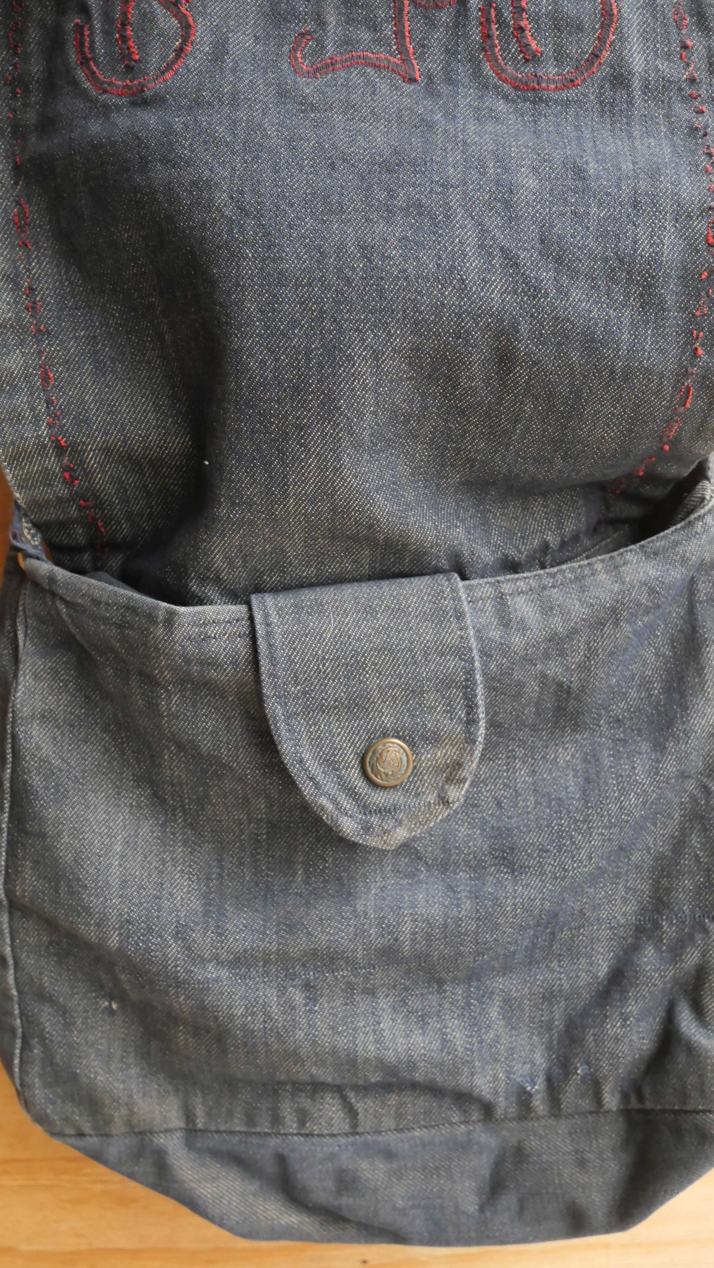 1970s Denim Cross Body Bag