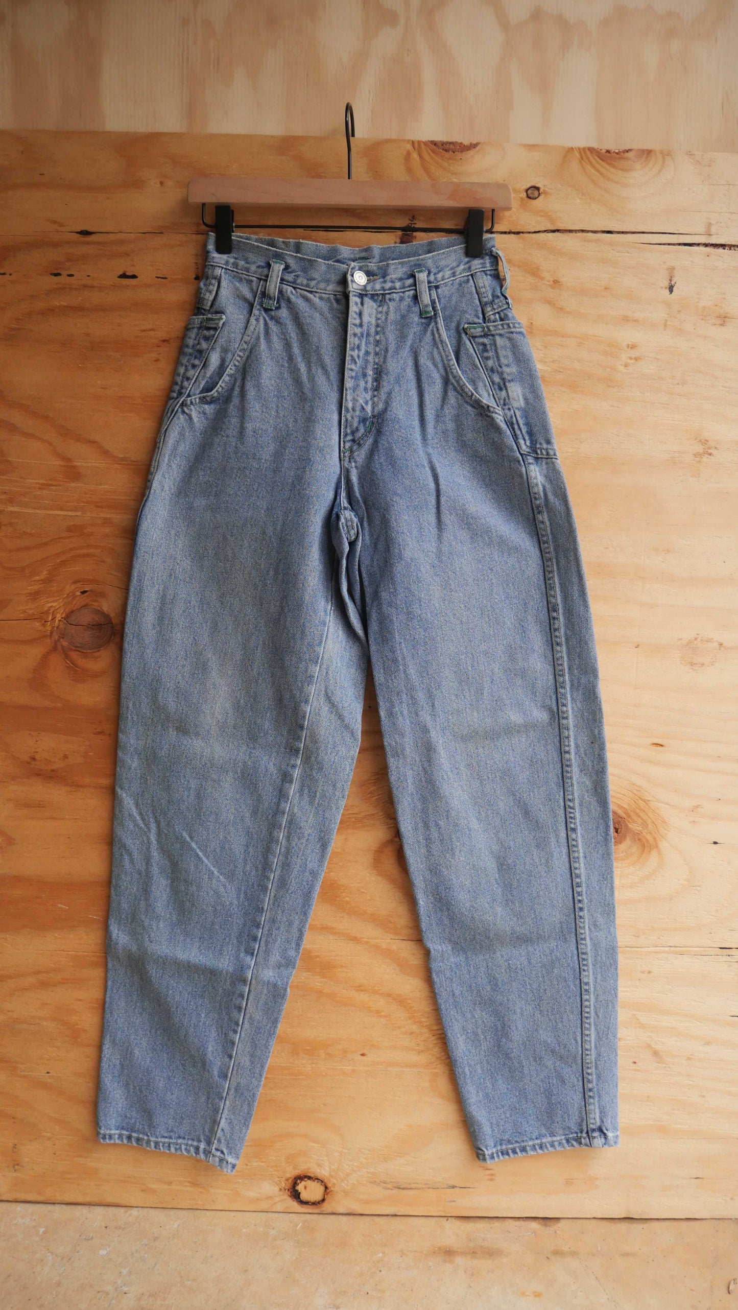 2000s Wide Leg Buckle Back Denim | 24