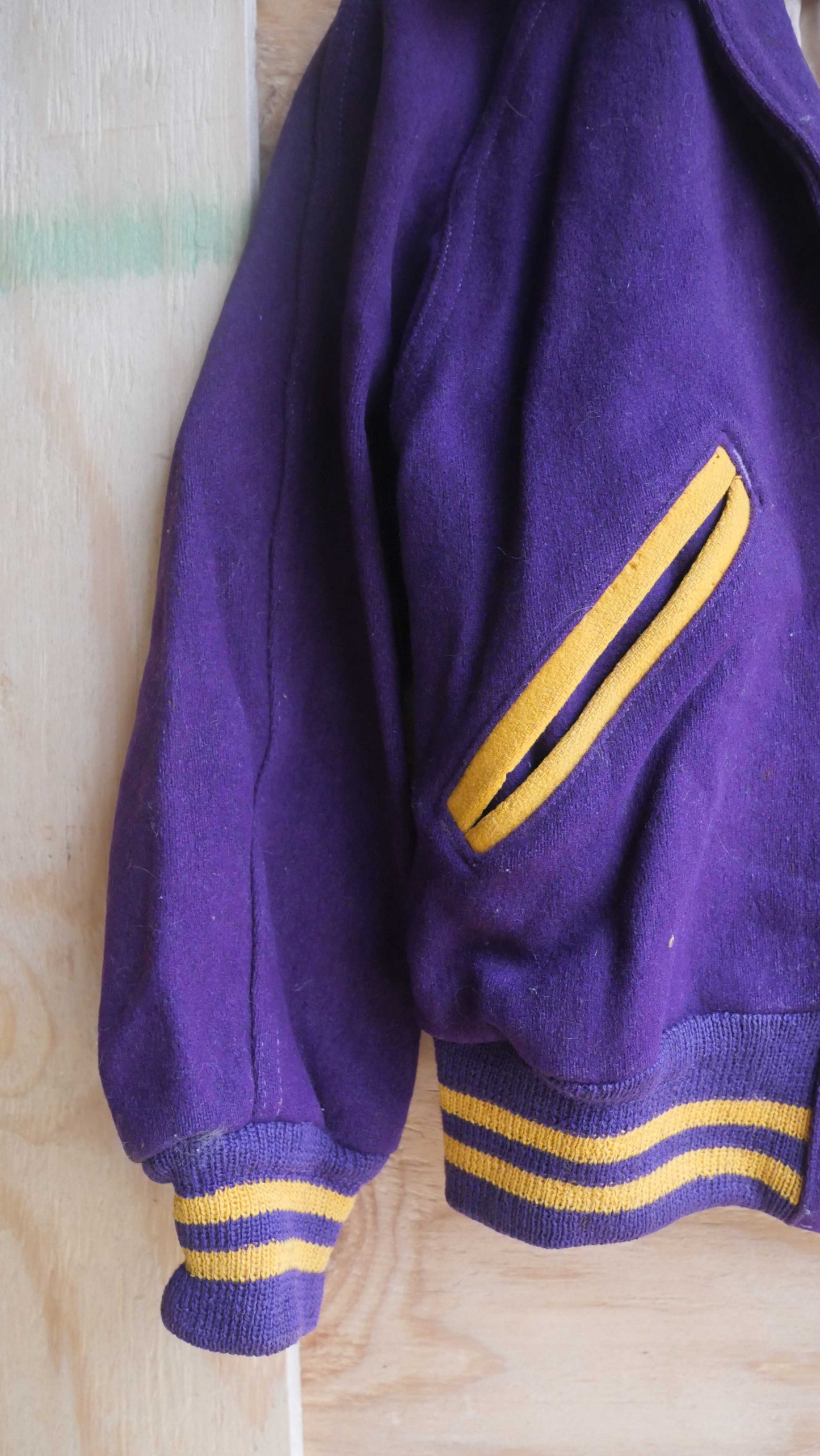 1950s Purple Varsity Jacket | M