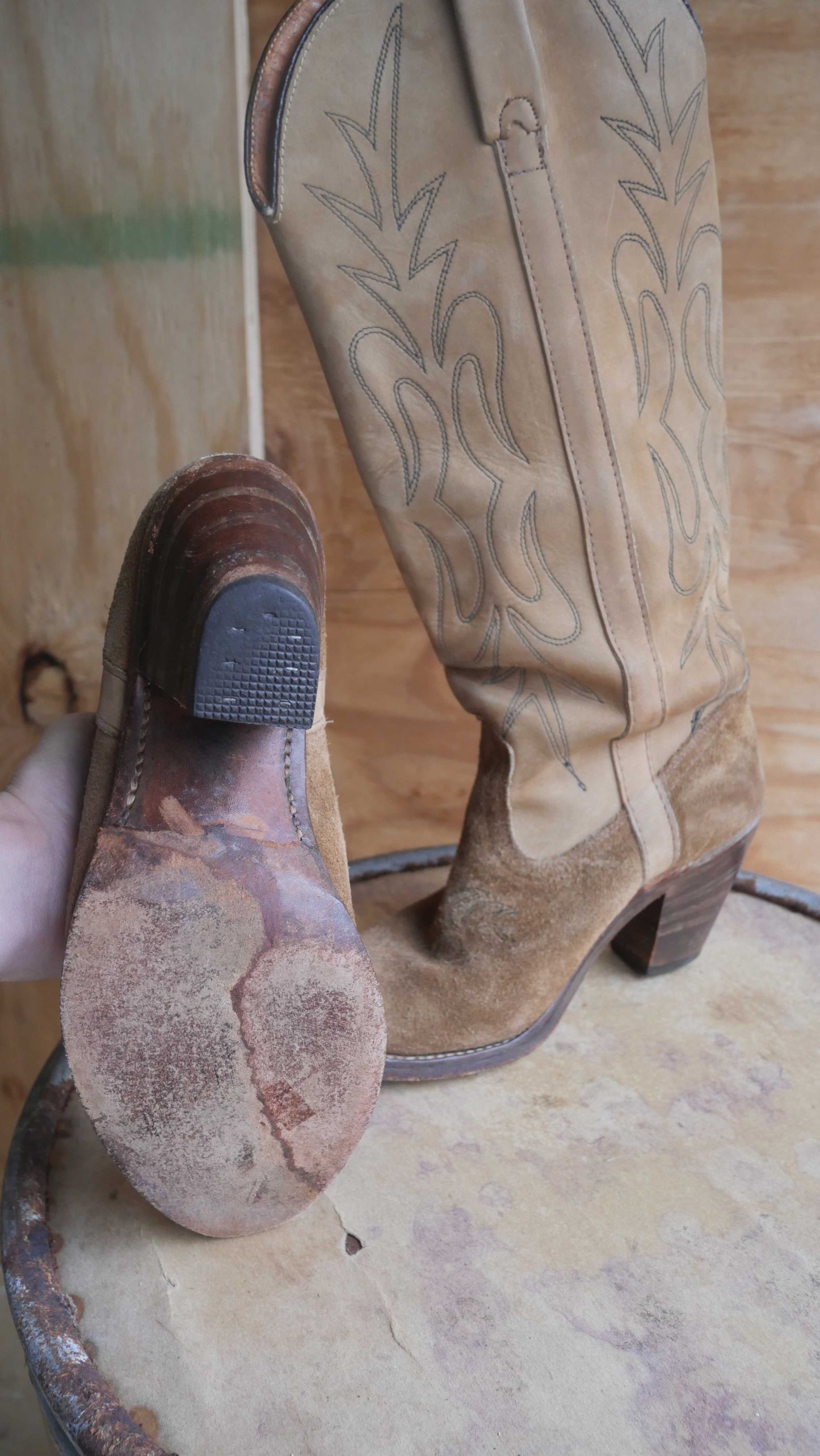 1980s Suede Boots | 7.5