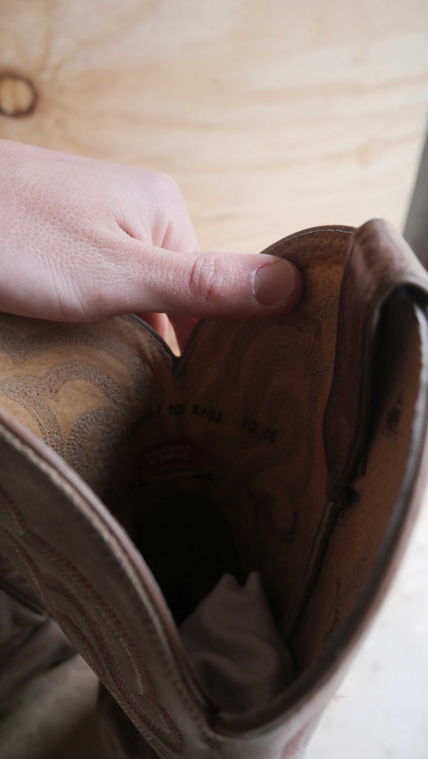 1990s Brown Cowboy Boots | 10